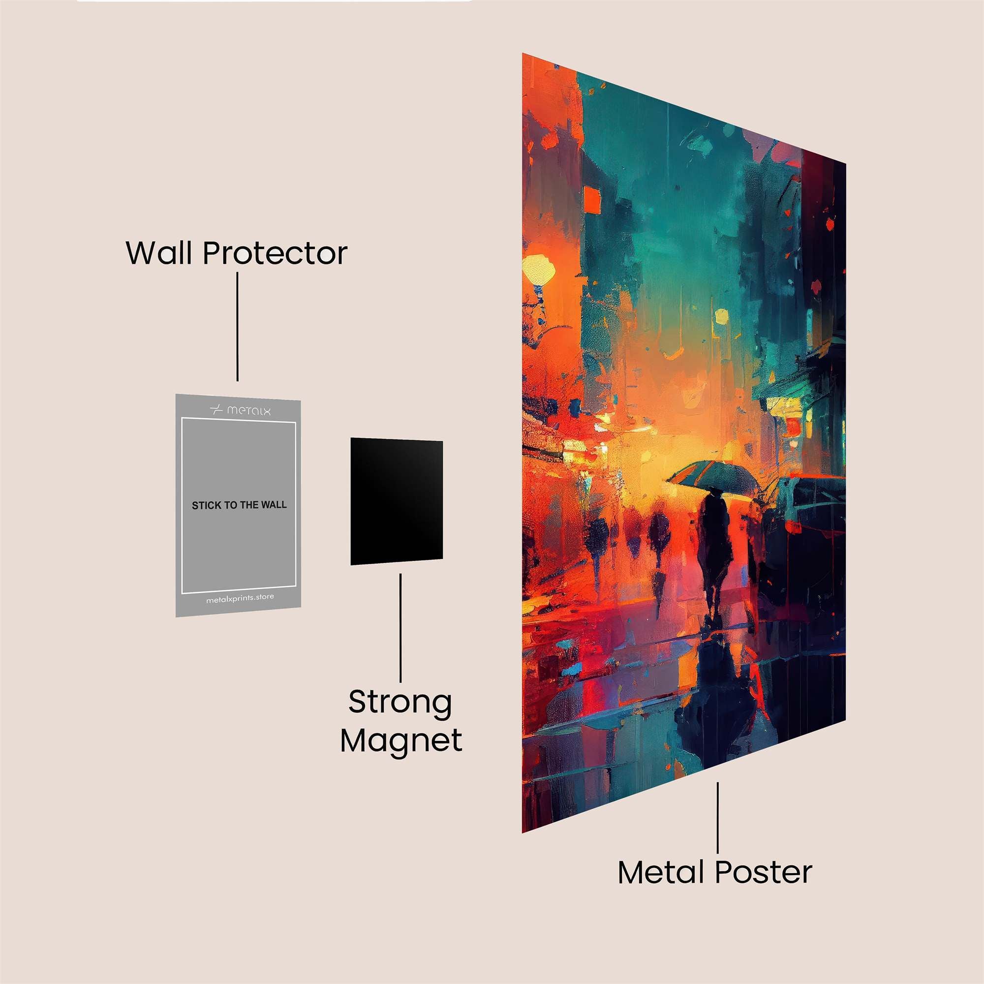 City Serenade Safe Wall Magnetic / M