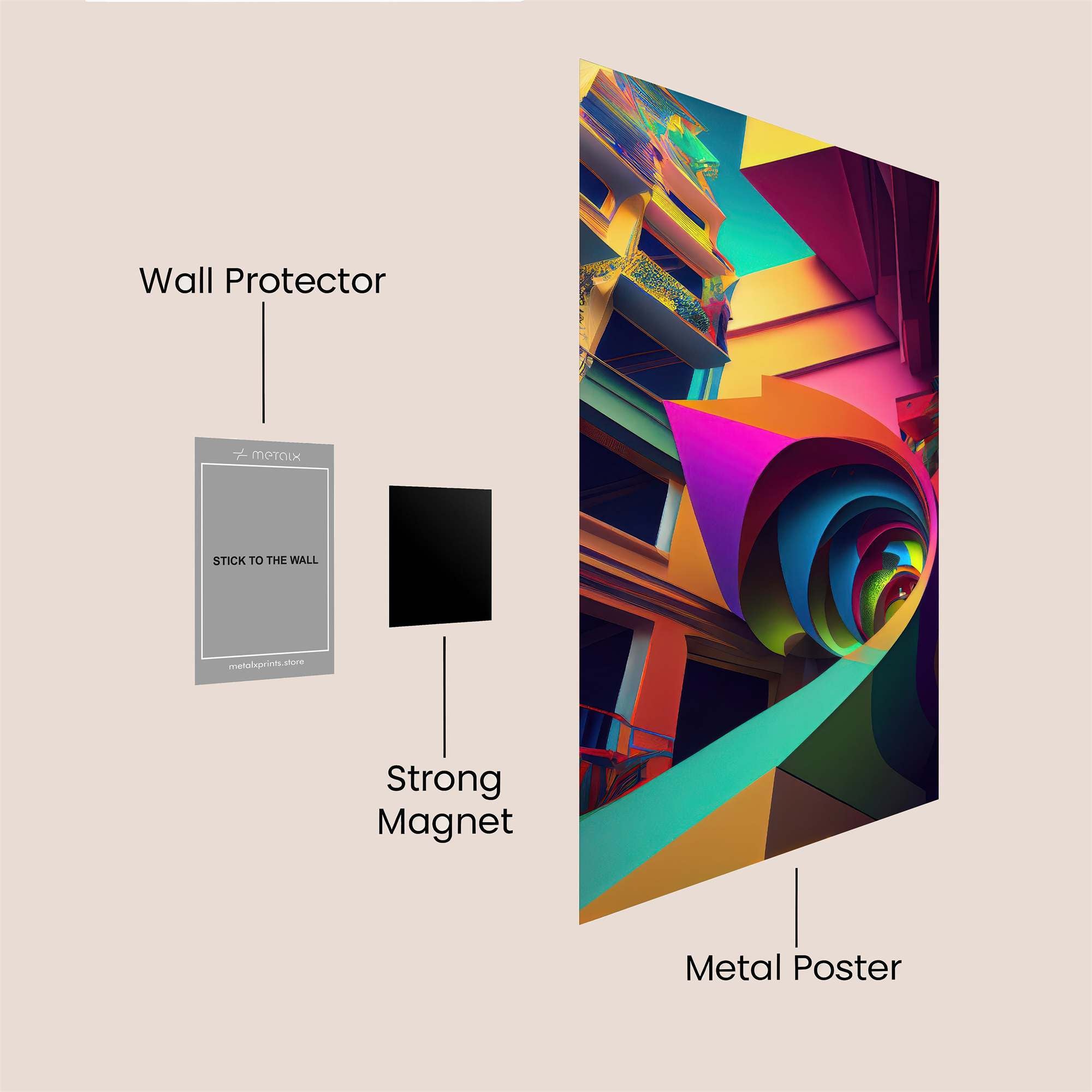 Faceless Mystery Safe Wall Magnetic / M