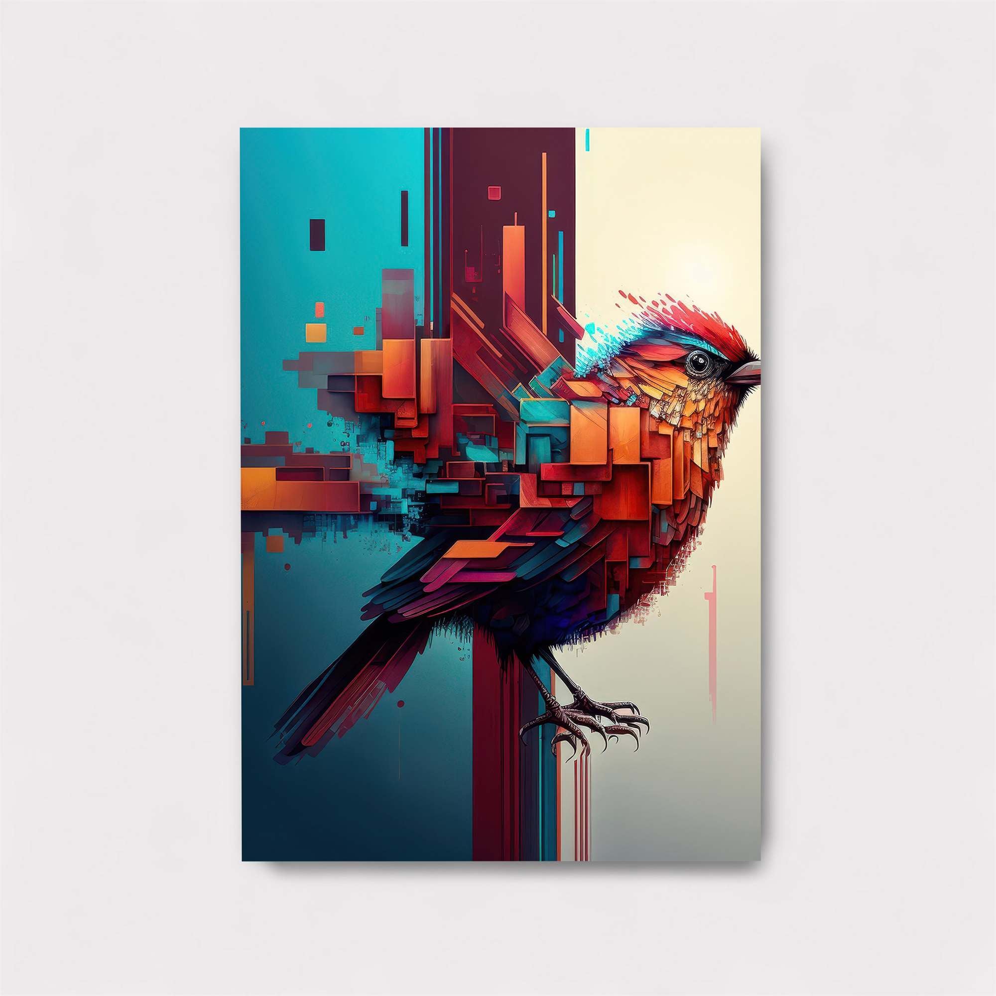 Pixelated Serenity Safe Wall Magnetic / M