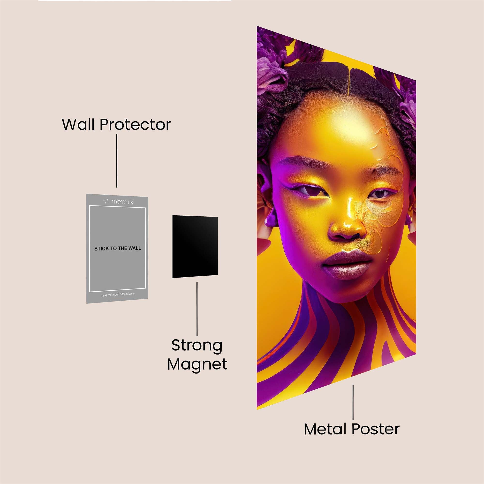 Floral Enigma Safe Wall Magnetic / M