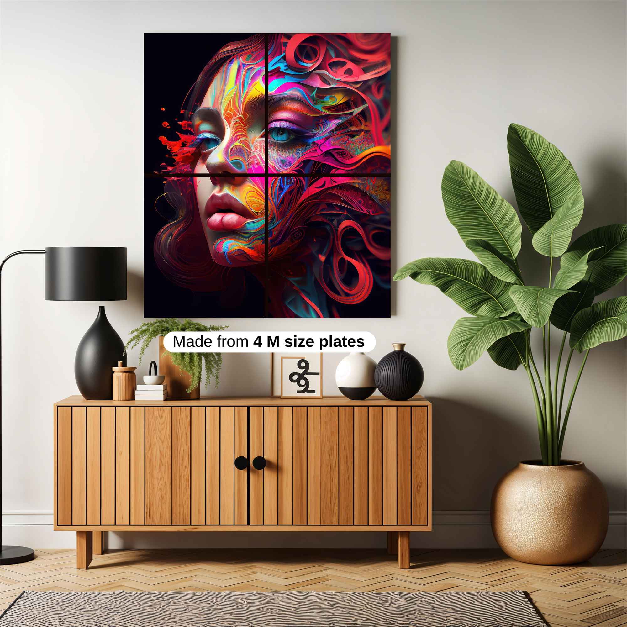 Vibrant Whimsy Safe Wall Magnetic / M