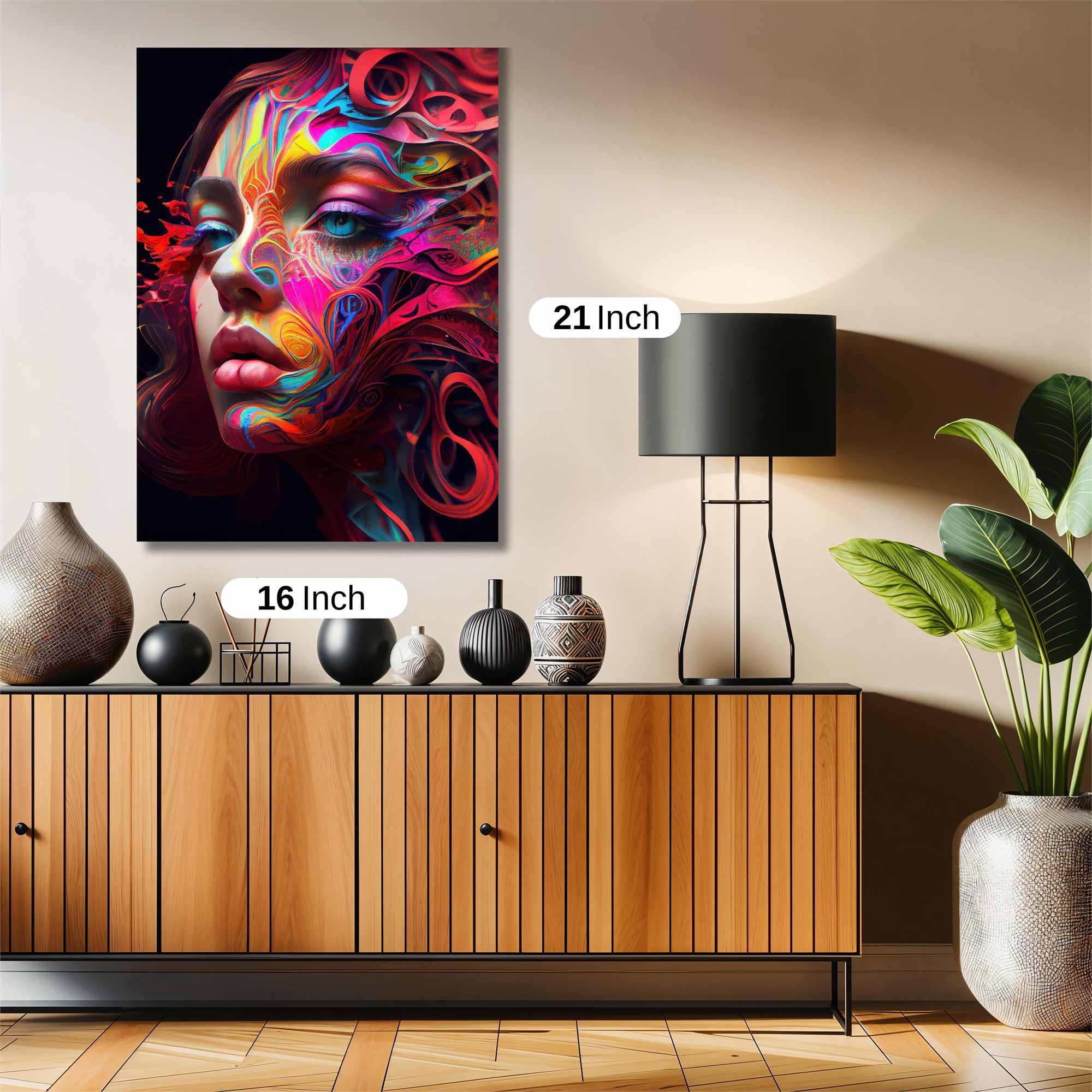 Vibrant Whimsy Safe Wall Magnetic / M