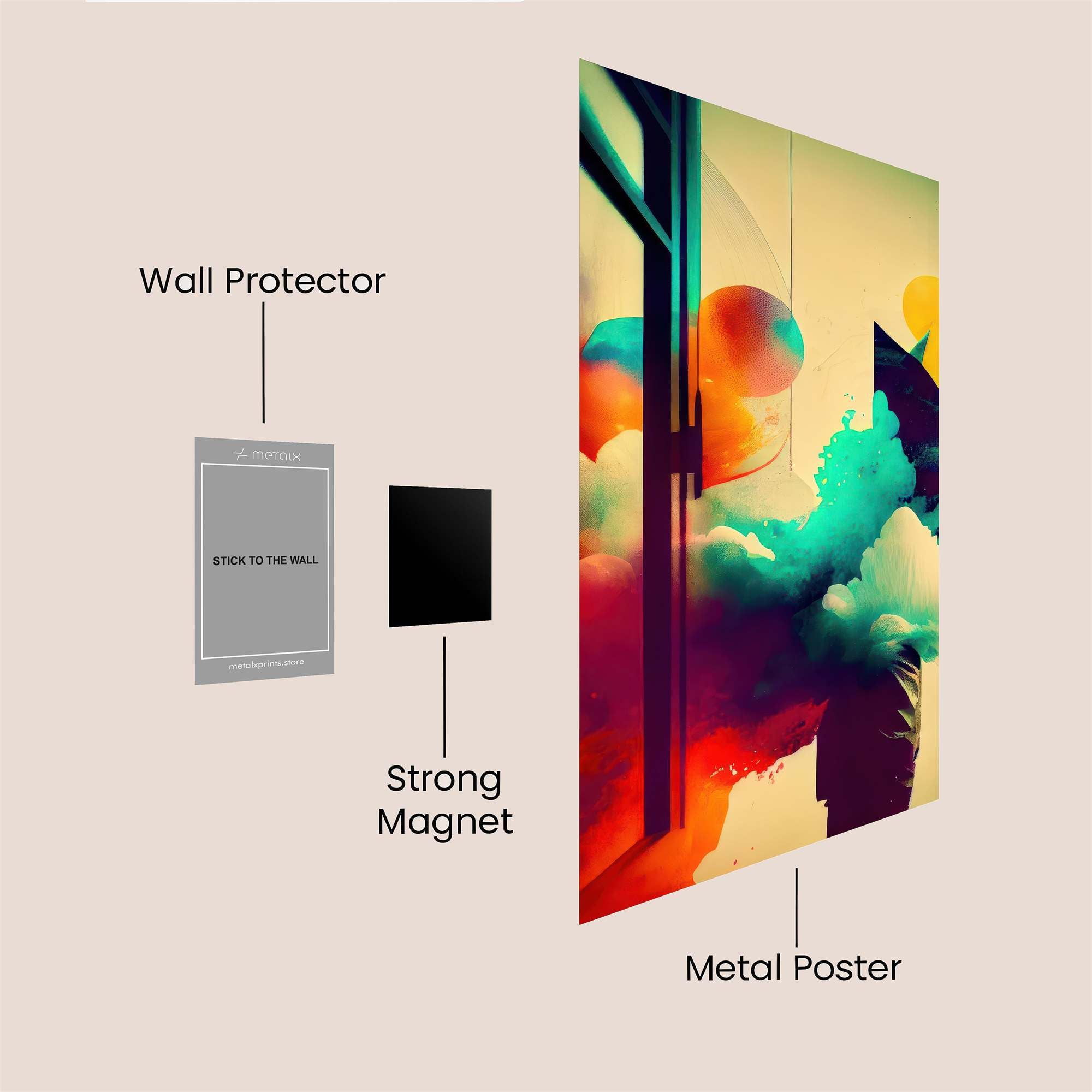 Batman Brooding Safe Wall Magnetic / M