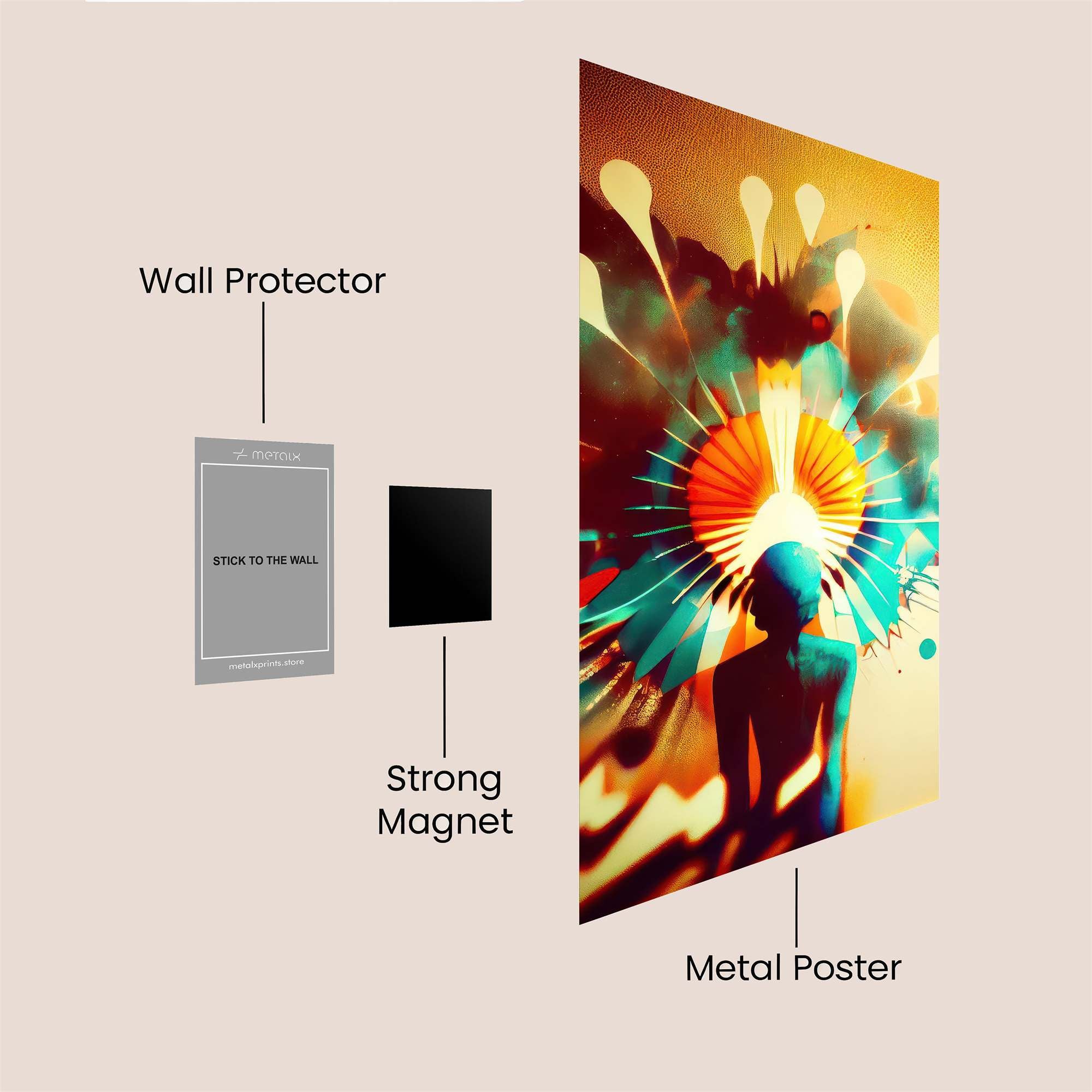 Escher Enigma Safe Wall Magnetic / M