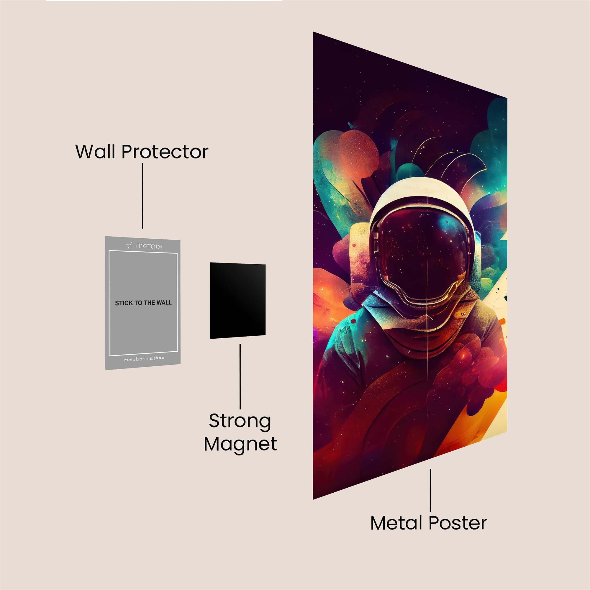 Batman Brooding Safe Wall Magnetic / M