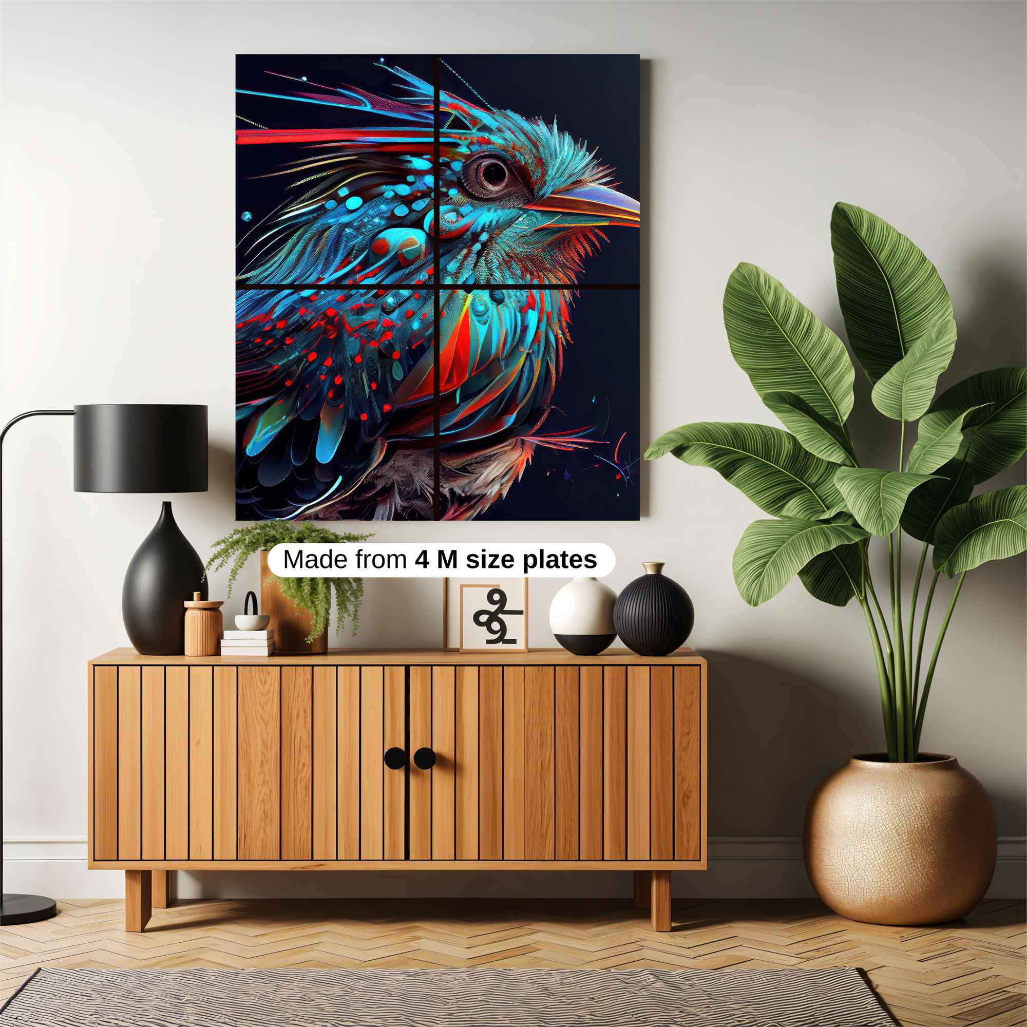 Bird Whimsy Safe Wall Magnetic / M