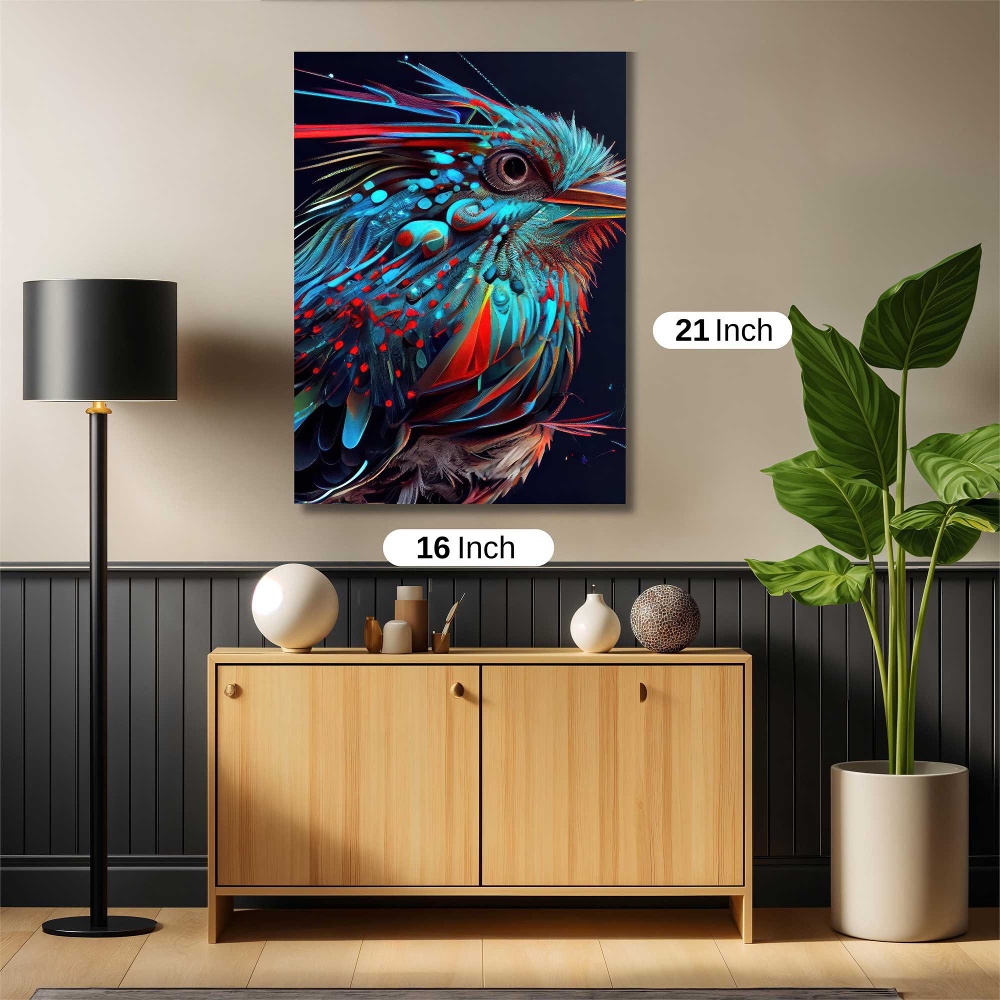 Bird Whimsy Safe Wall Magnetic / M