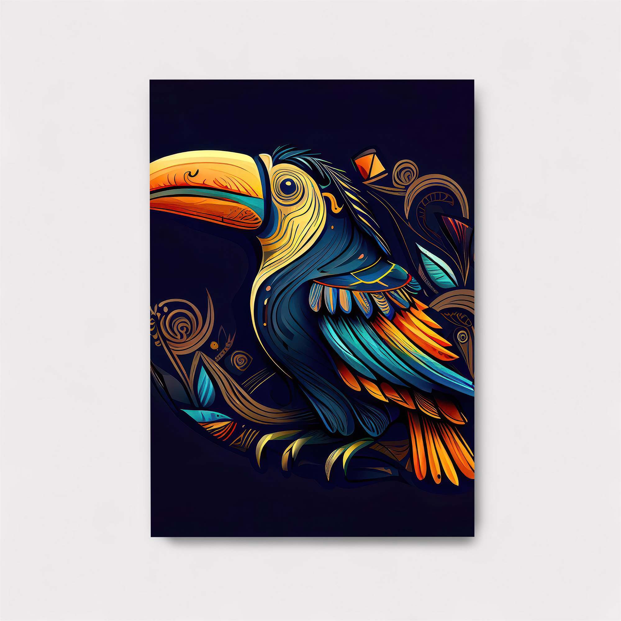 Toucan Whimsy Safe Wall Magnetic / M