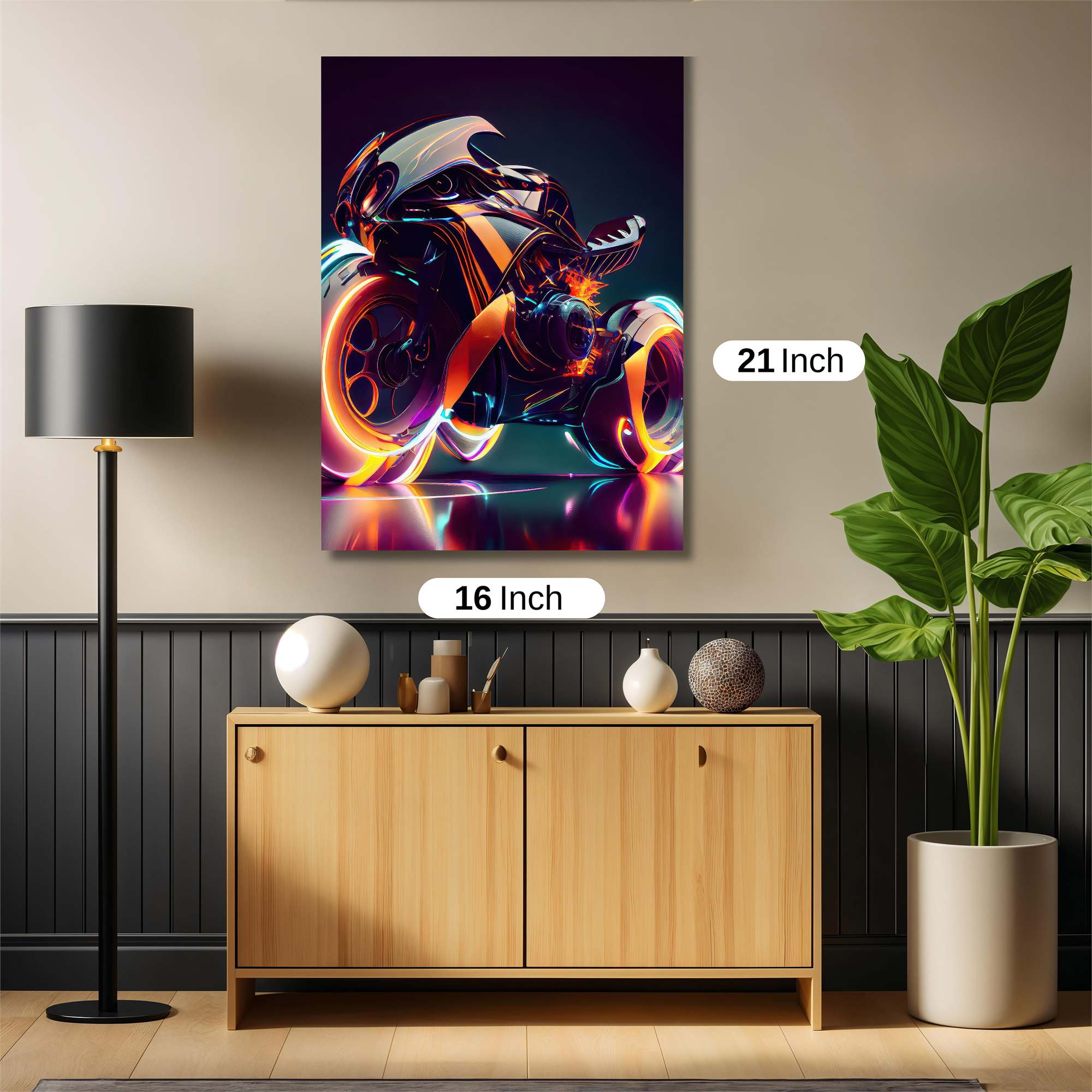 Neon Beast Safe Wall Magnetic / M