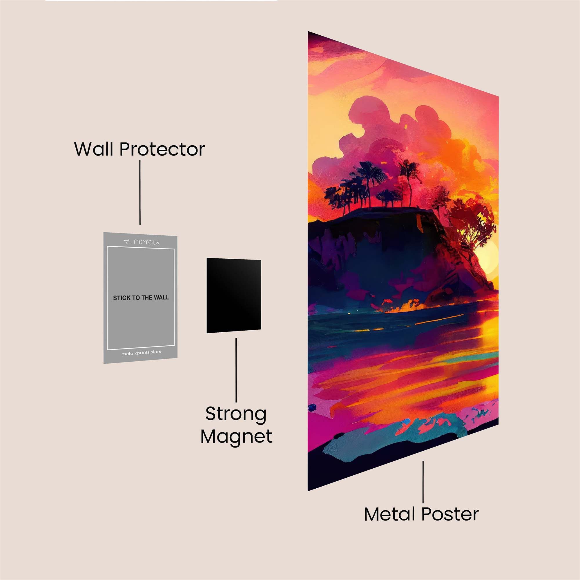 Winged Enigma Safe Wall Magnetic / M
