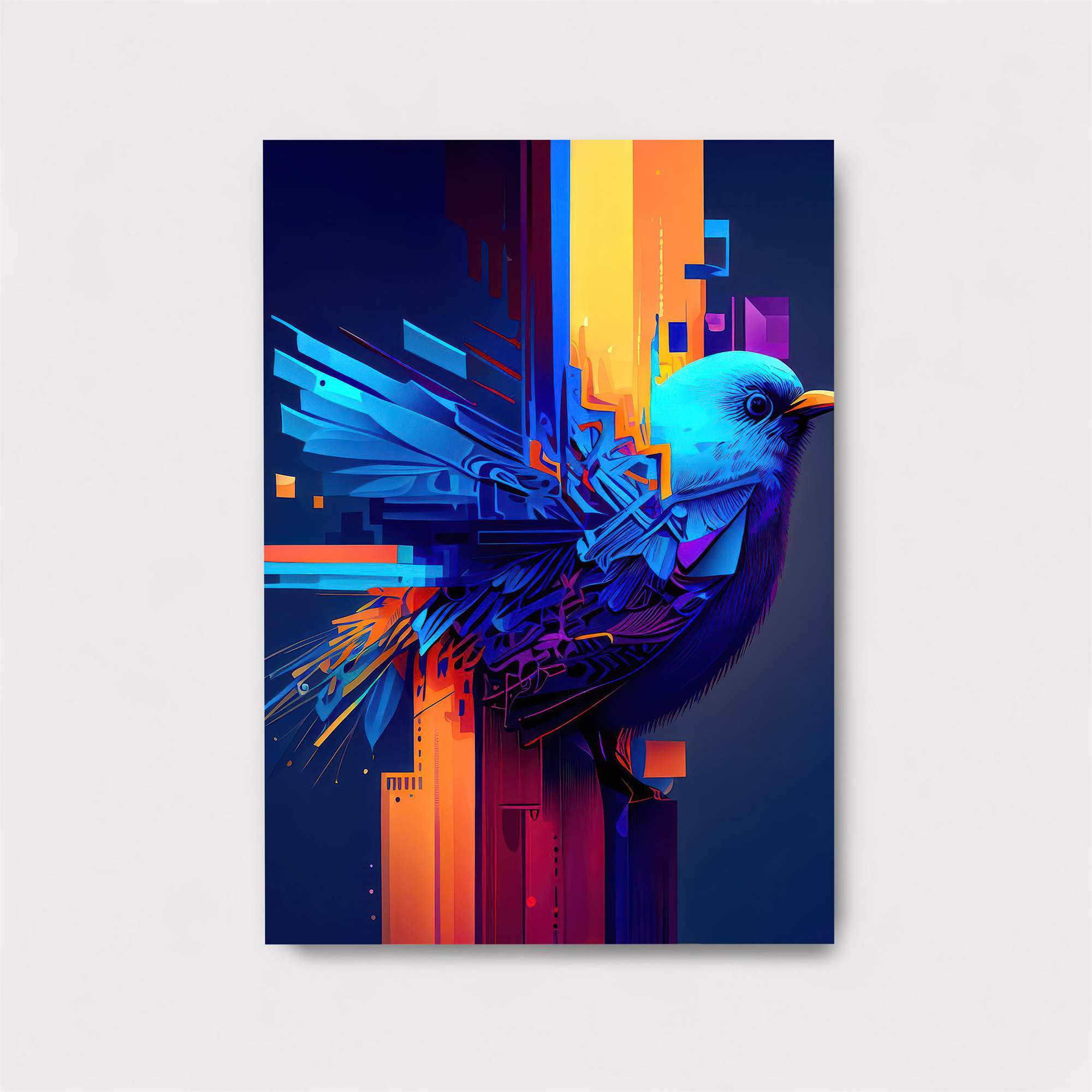 Pixelated Serenity Safe Wall Magnetic / M