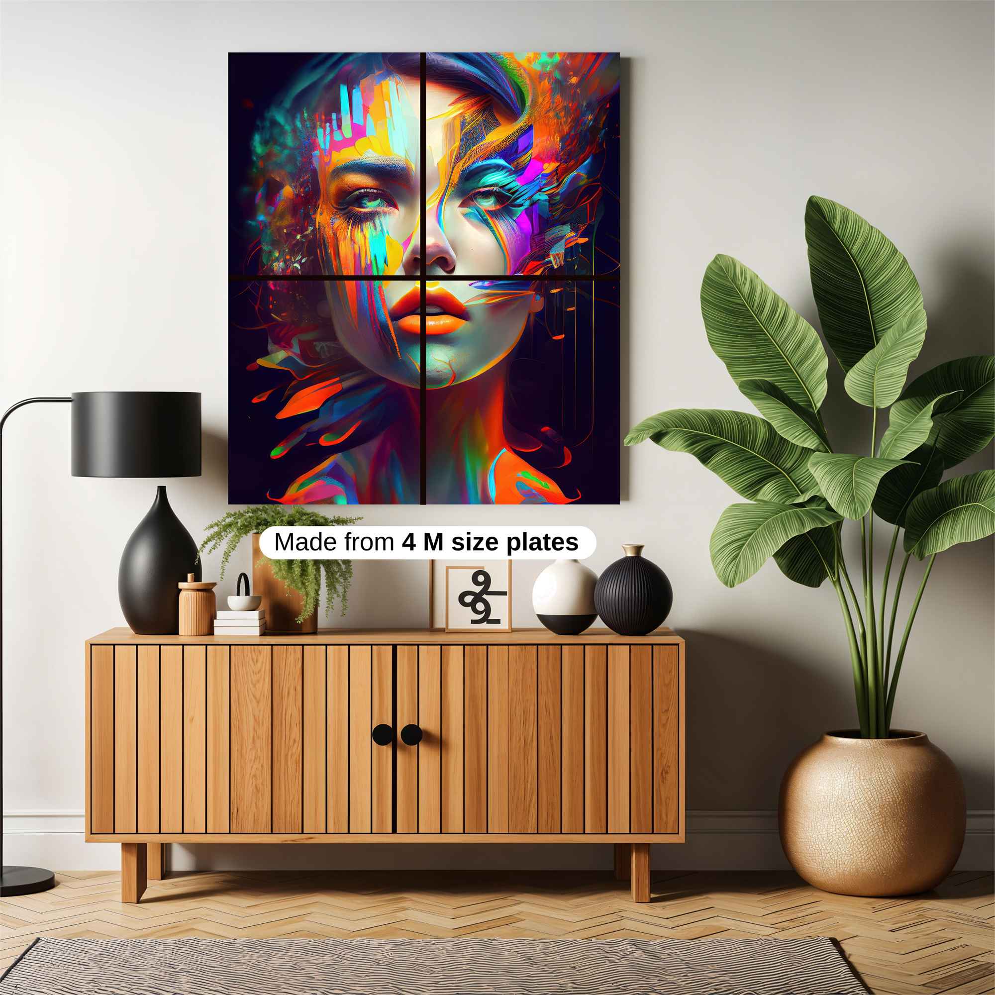 Colorful Chaos Safe Wall Magnetic / M