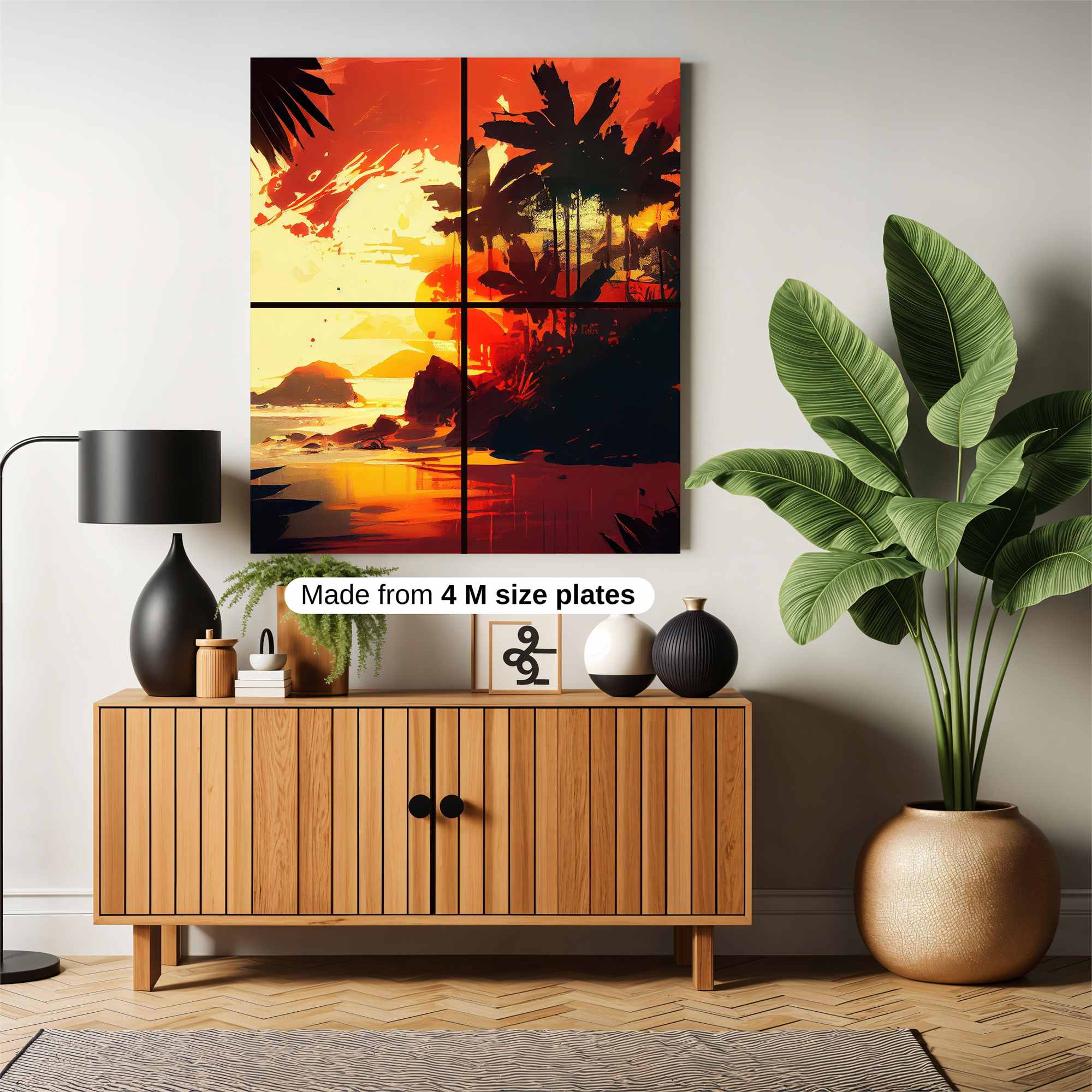 Sunset Serenity Safe Wall Magnetic / M