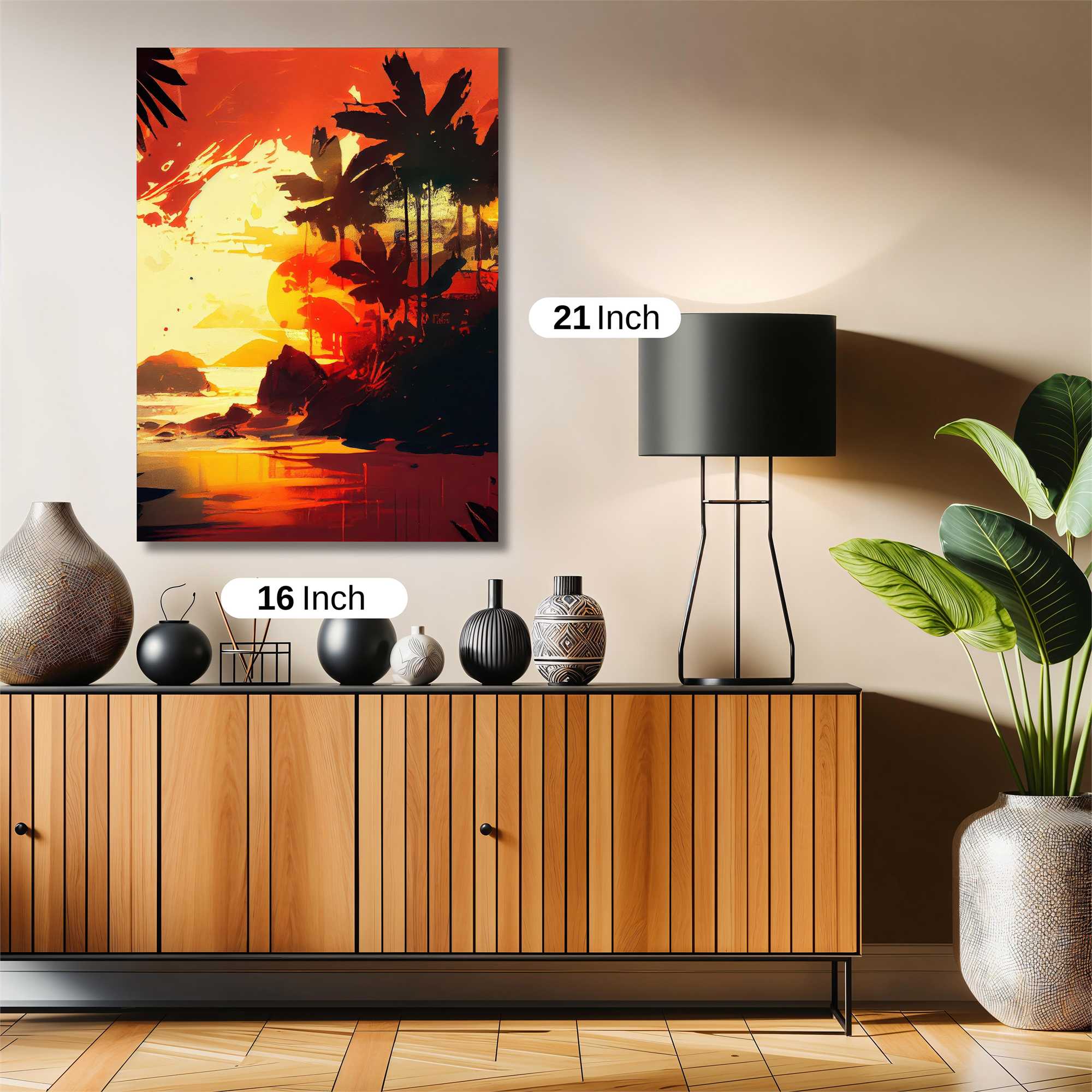 Sunset Serenity Safe Wall Magnetic / M