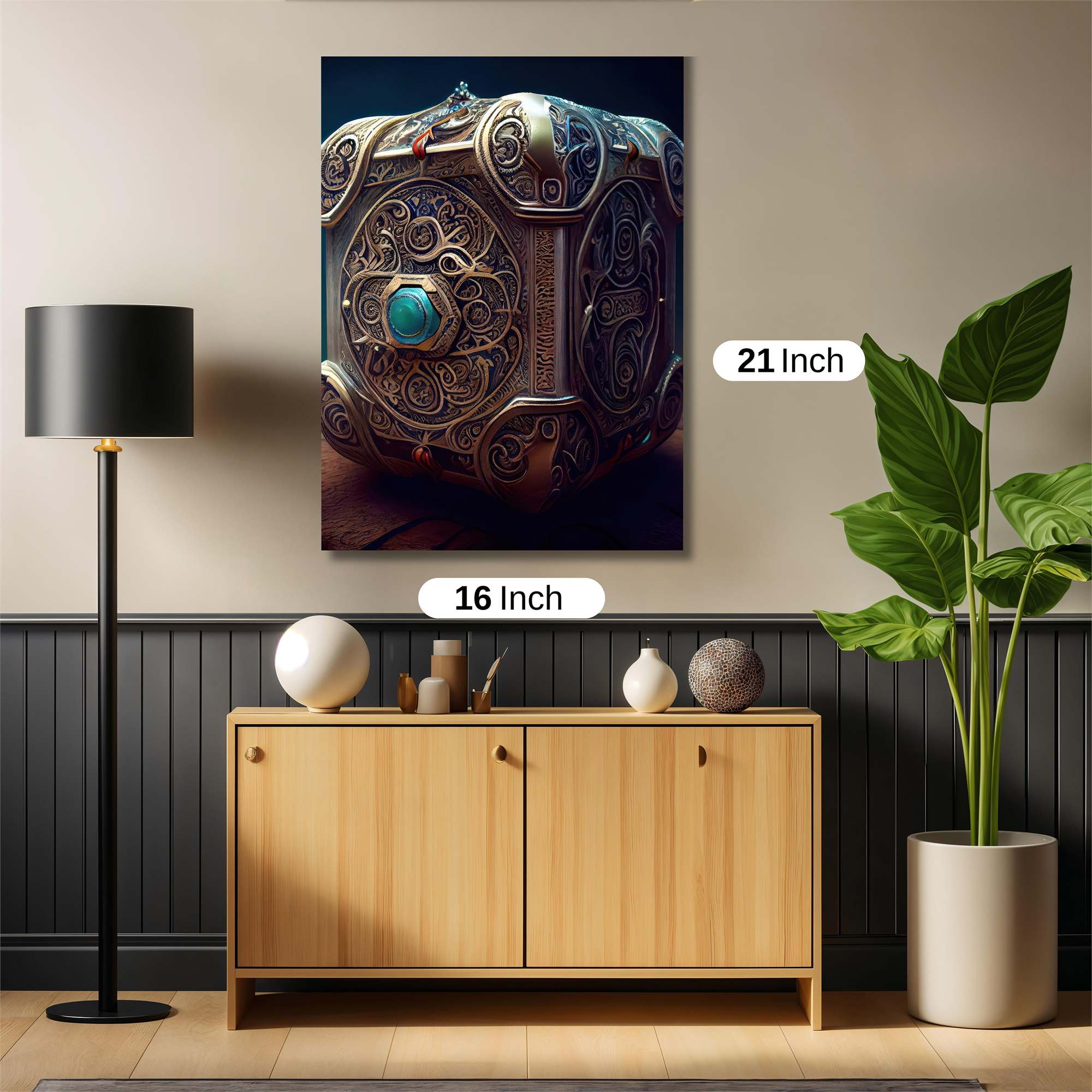 Alien Enigma Safe Wall Magnetic / M