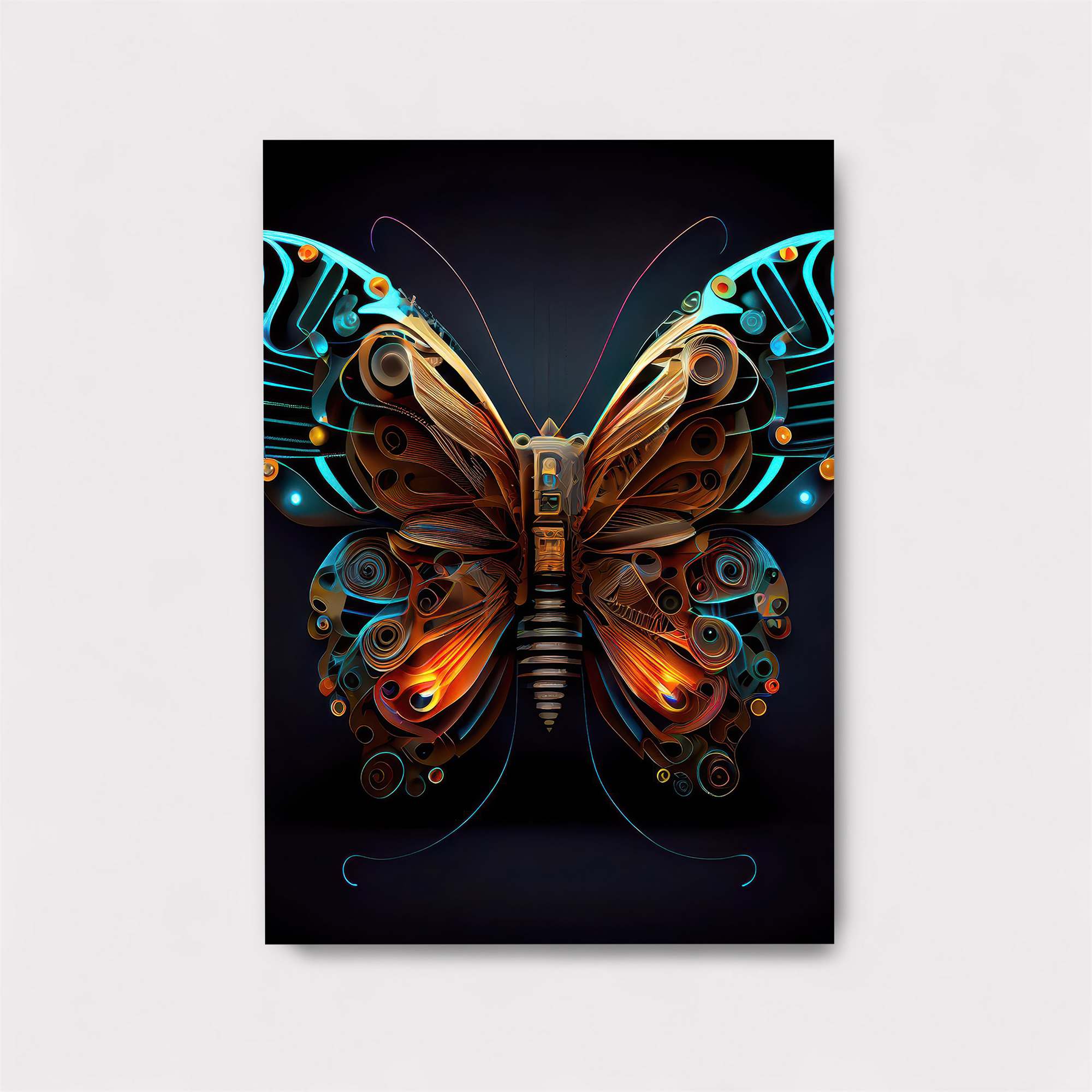 Butterfly Luminescence Safe Wall Magnetic / M
