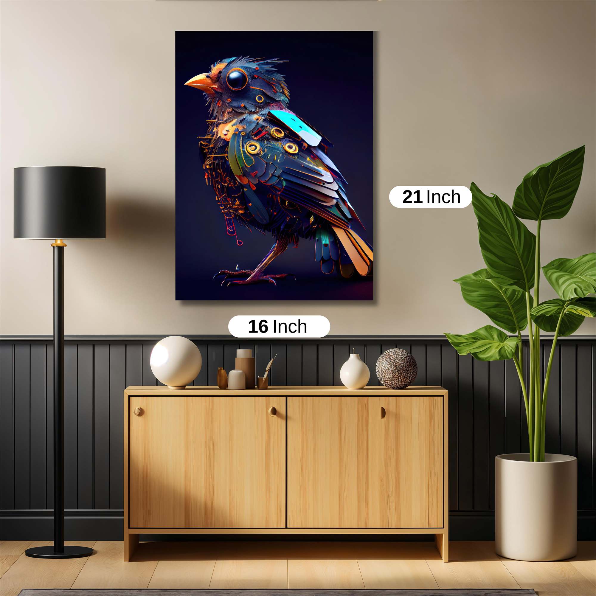 Robo-Bird Safe Wall Magnetic / M
