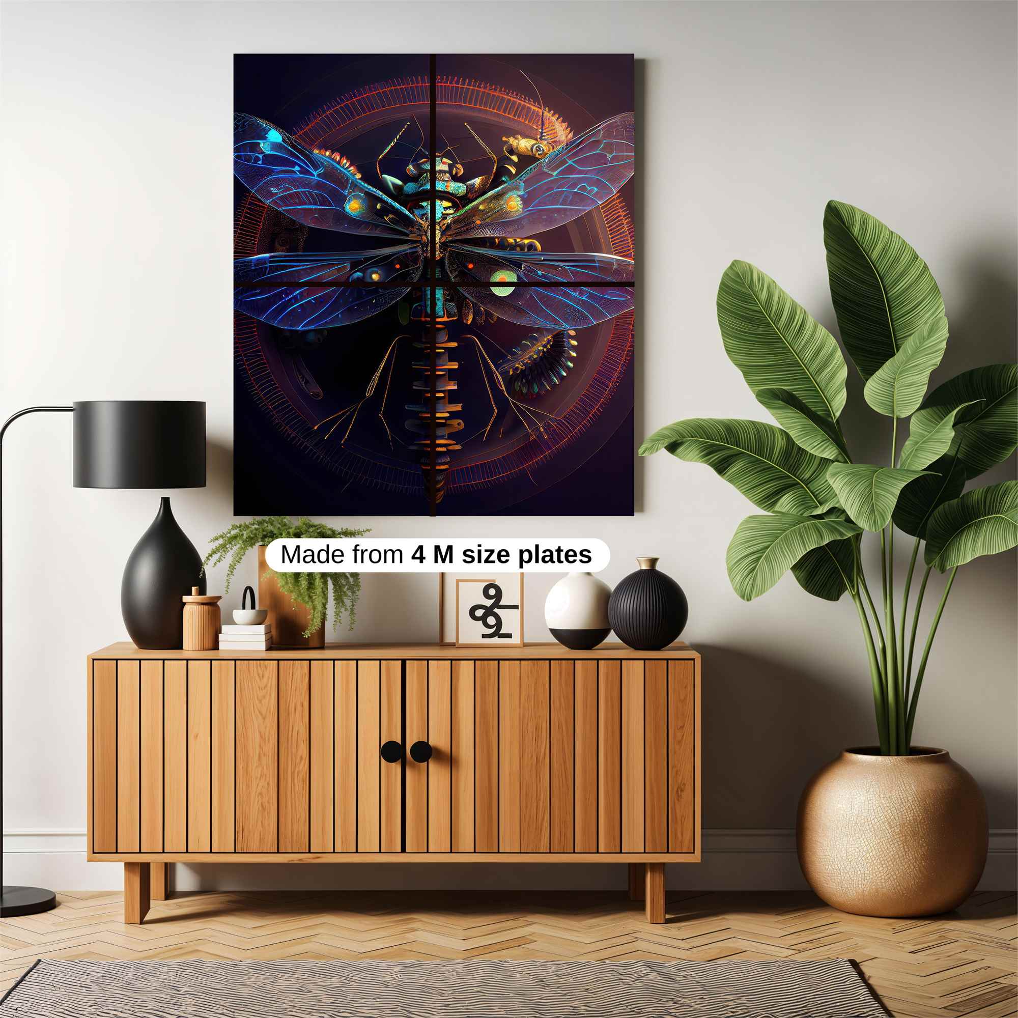 Cyber Serenity Safe Wall Magnetic / M