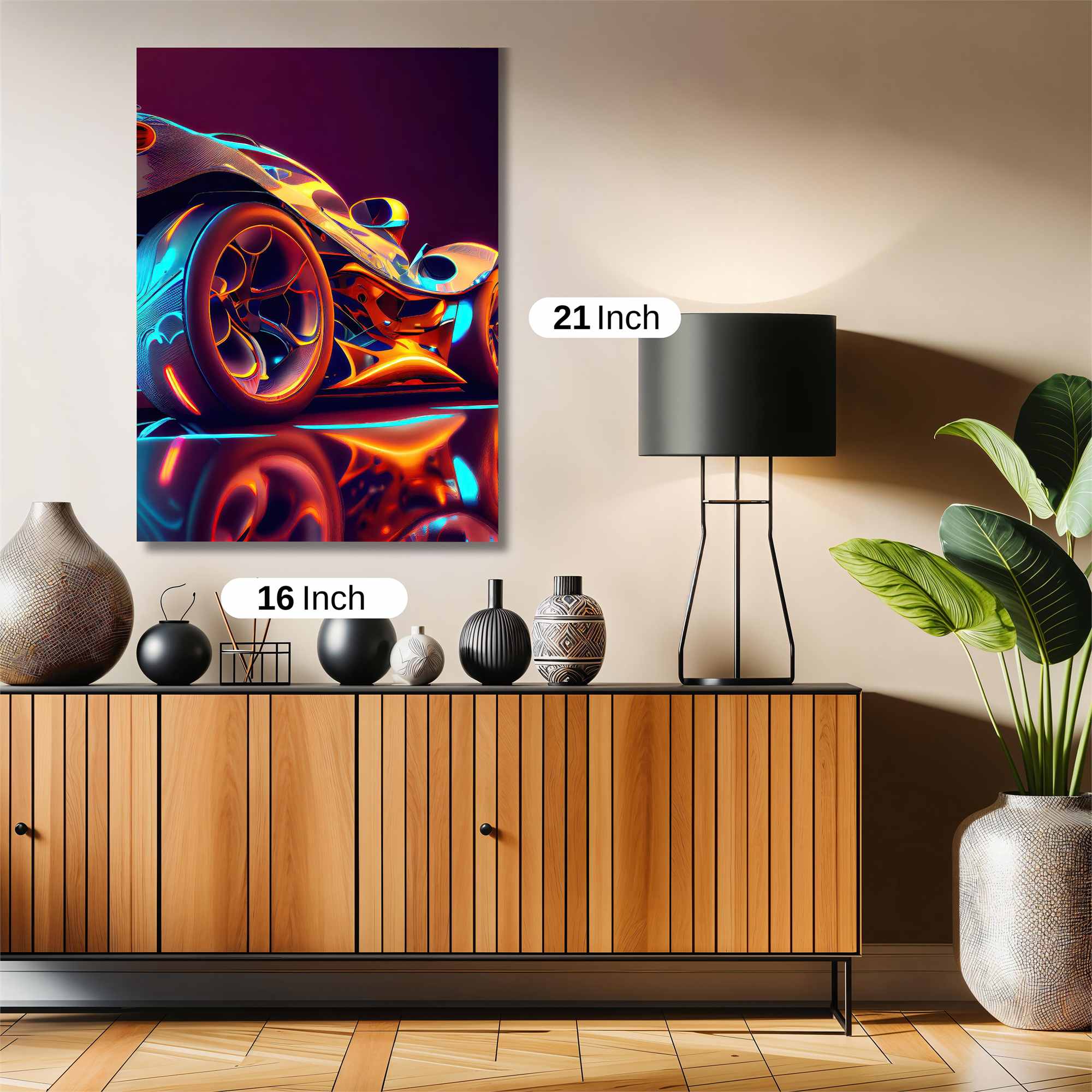 Neon Racer Safe Wall Magnetic / M