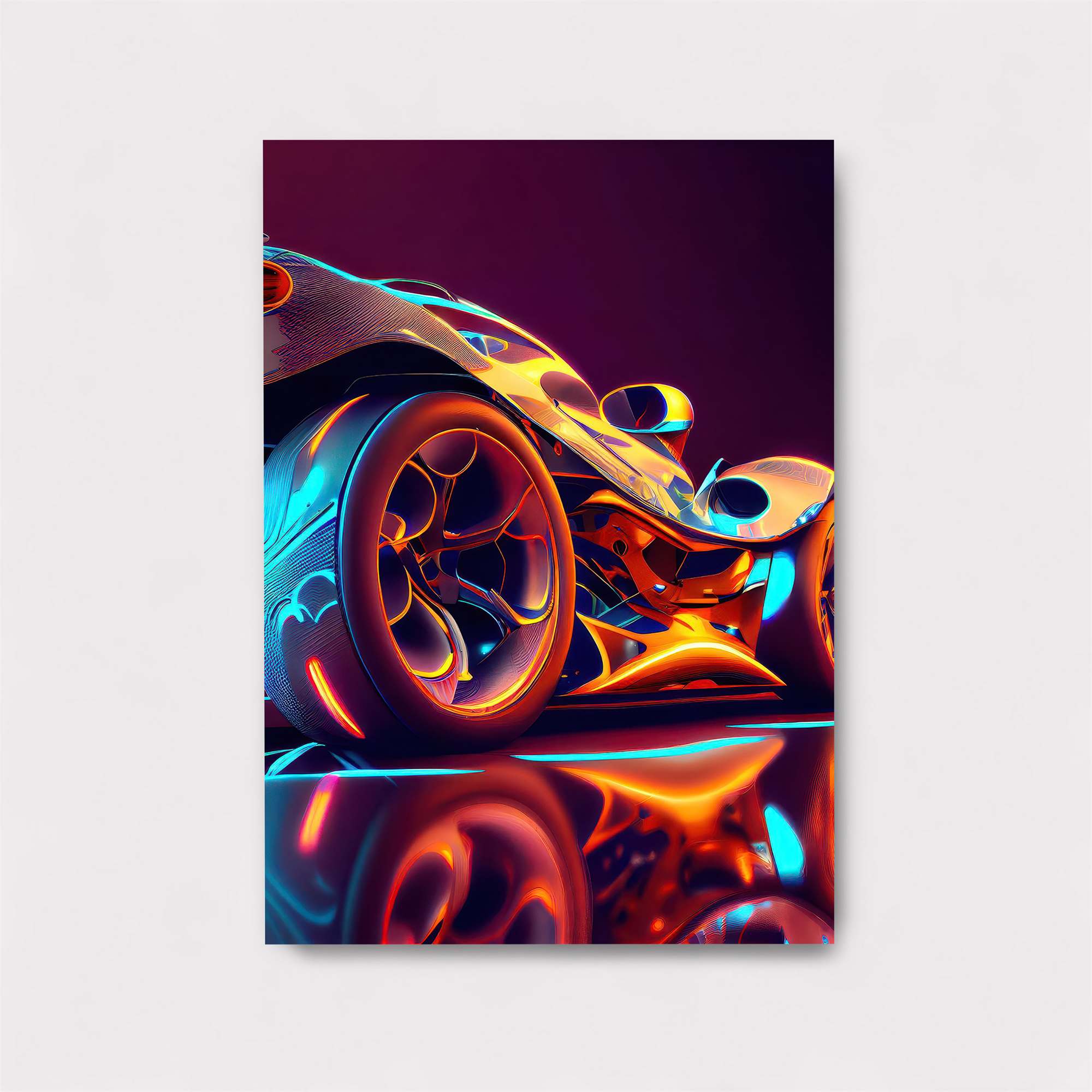 Neon Racer Safe Wall Magnetic / M