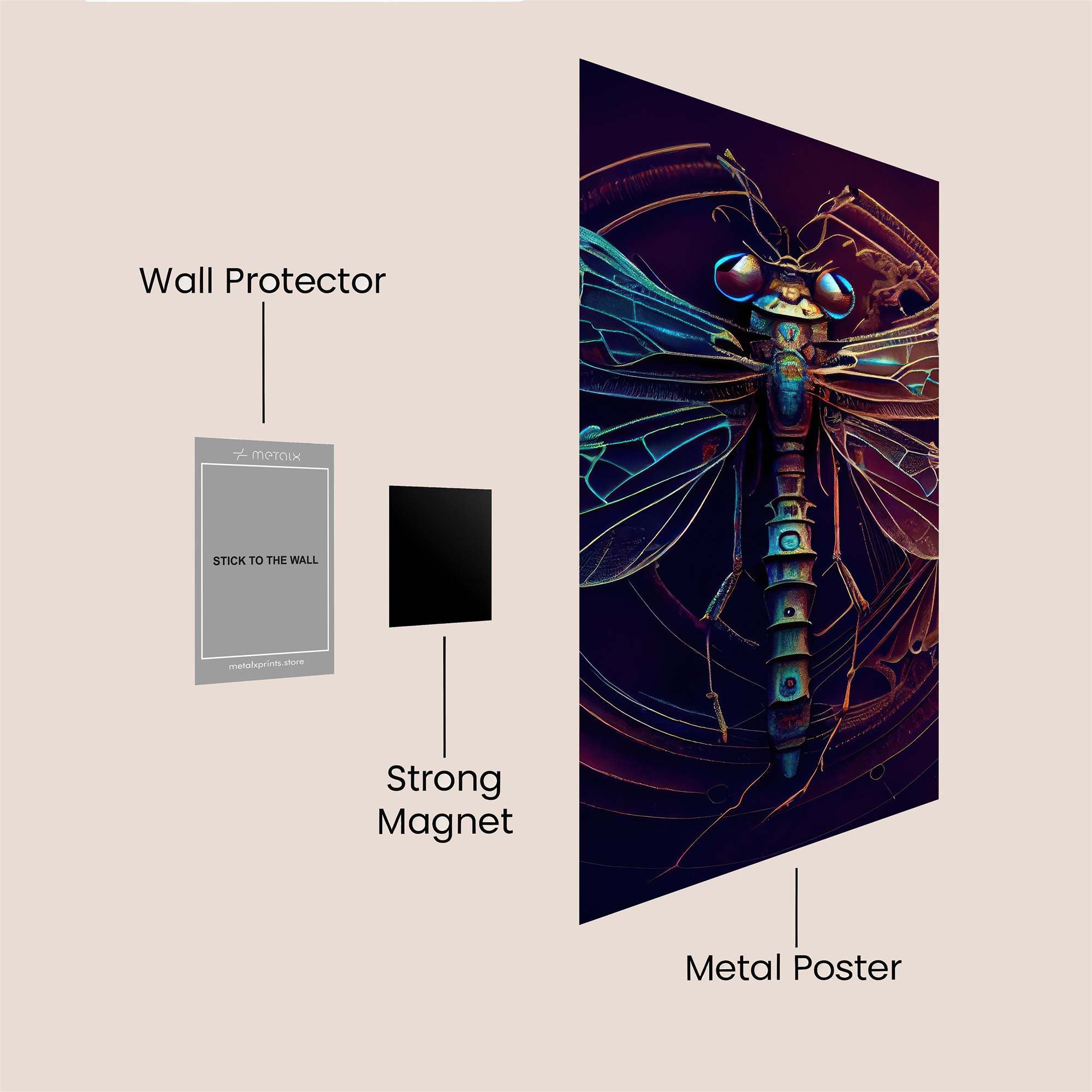 Saintly Sorrow Safe Wall Magnetic / M
