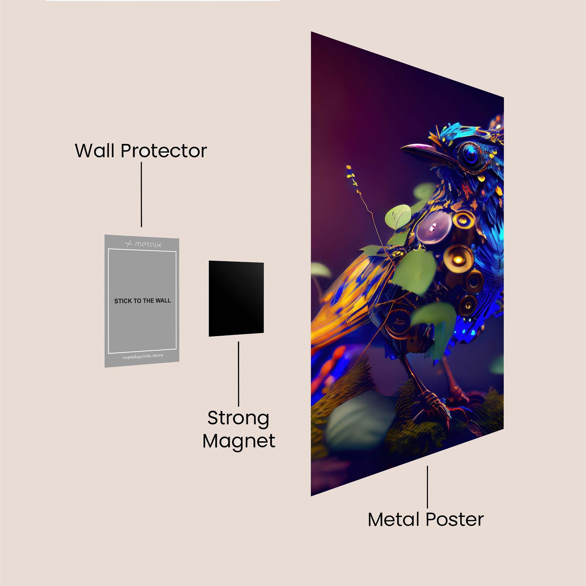 Sunset Surge Safe Wall Magnetic / M