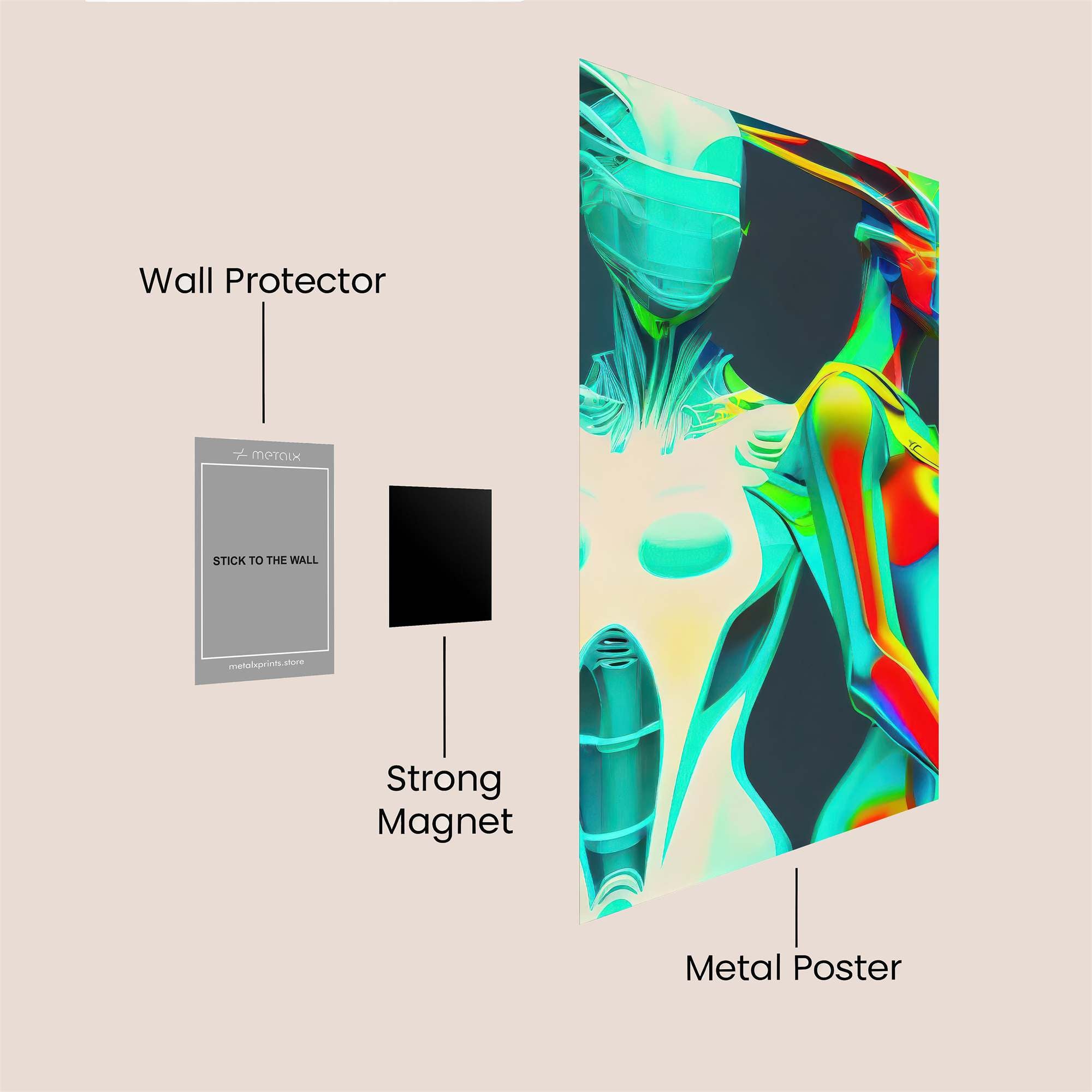 Escher Enigma Safe Wall Magnetic / M