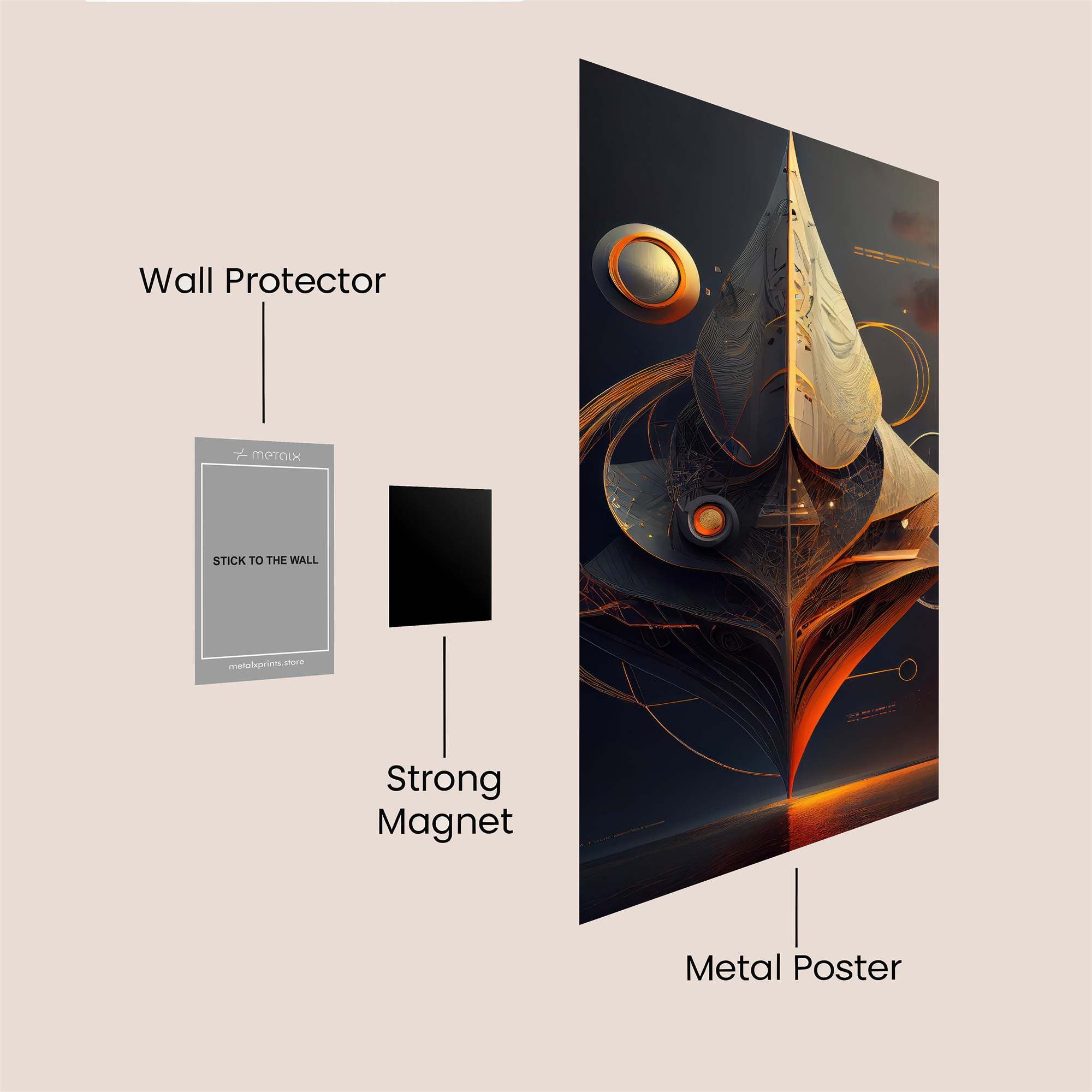 Alien Majesty Safe Wall Magnetic / M