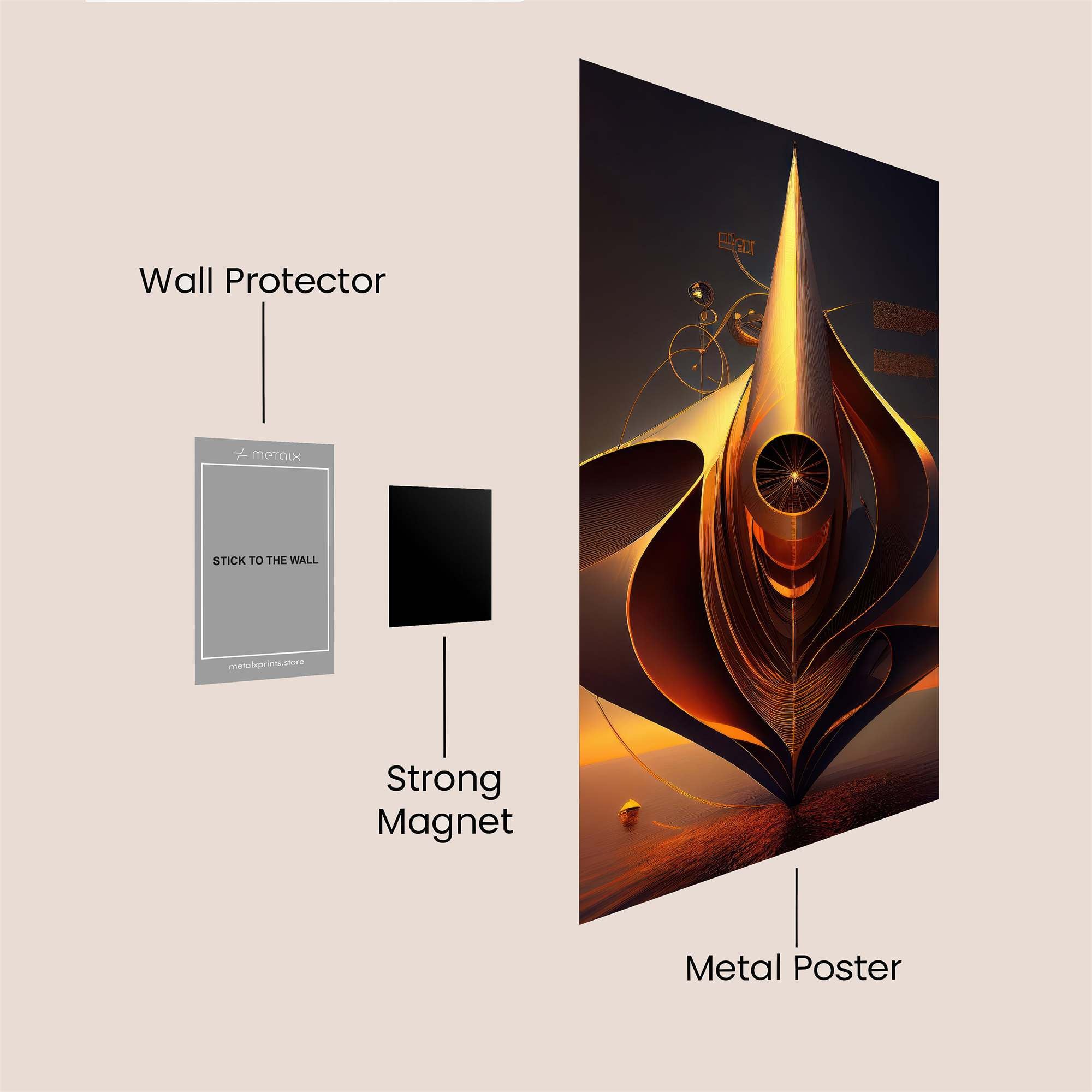 Rocket Serenity Safe Wall Magnetic / M