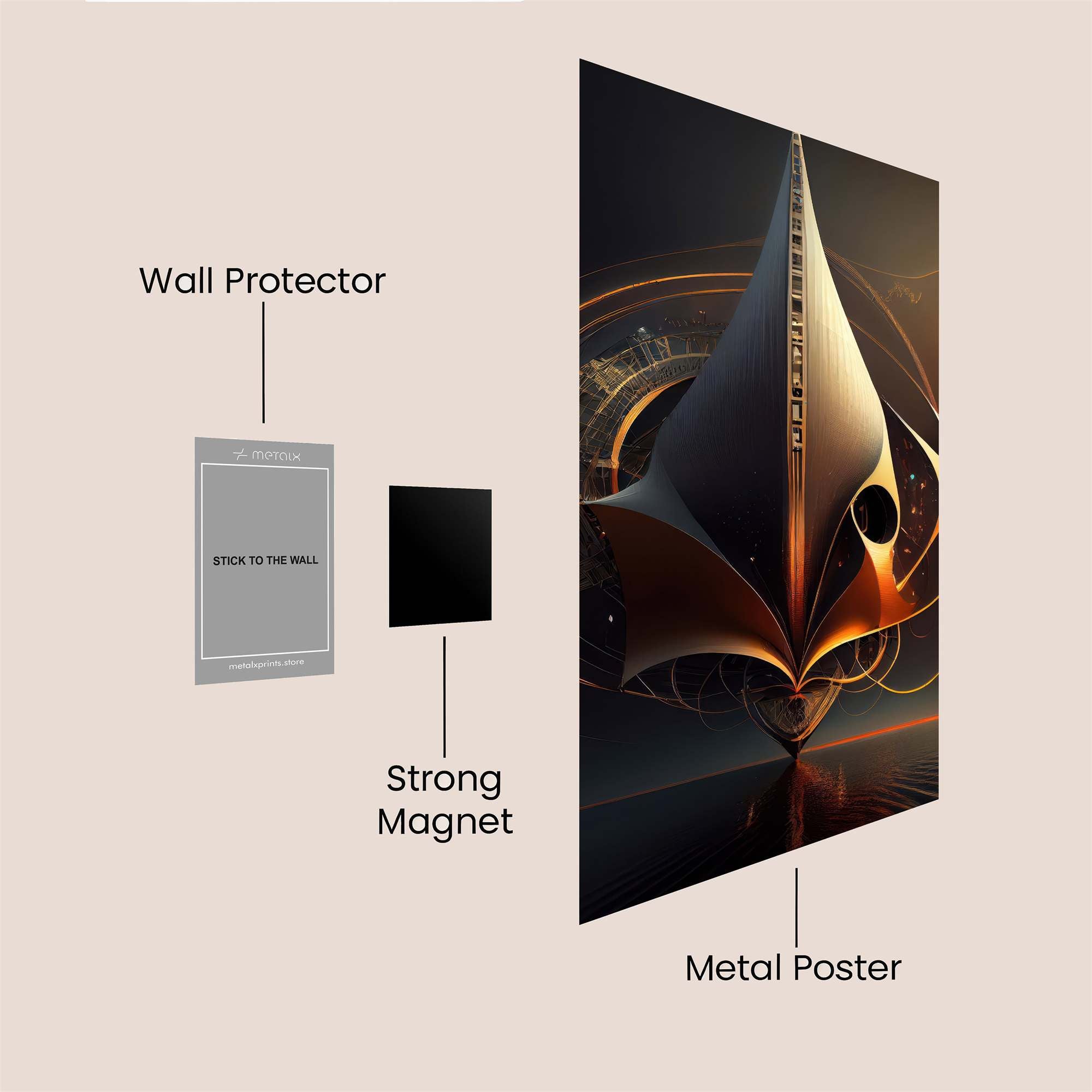 Alien Serenity Safe Wall Magnetic / M