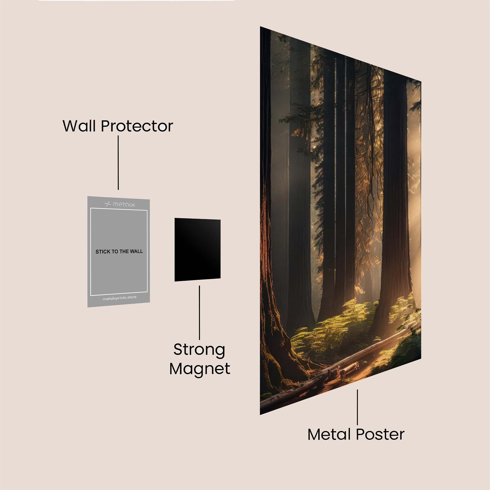Cyber Despair Safe Wall Magnetic / M