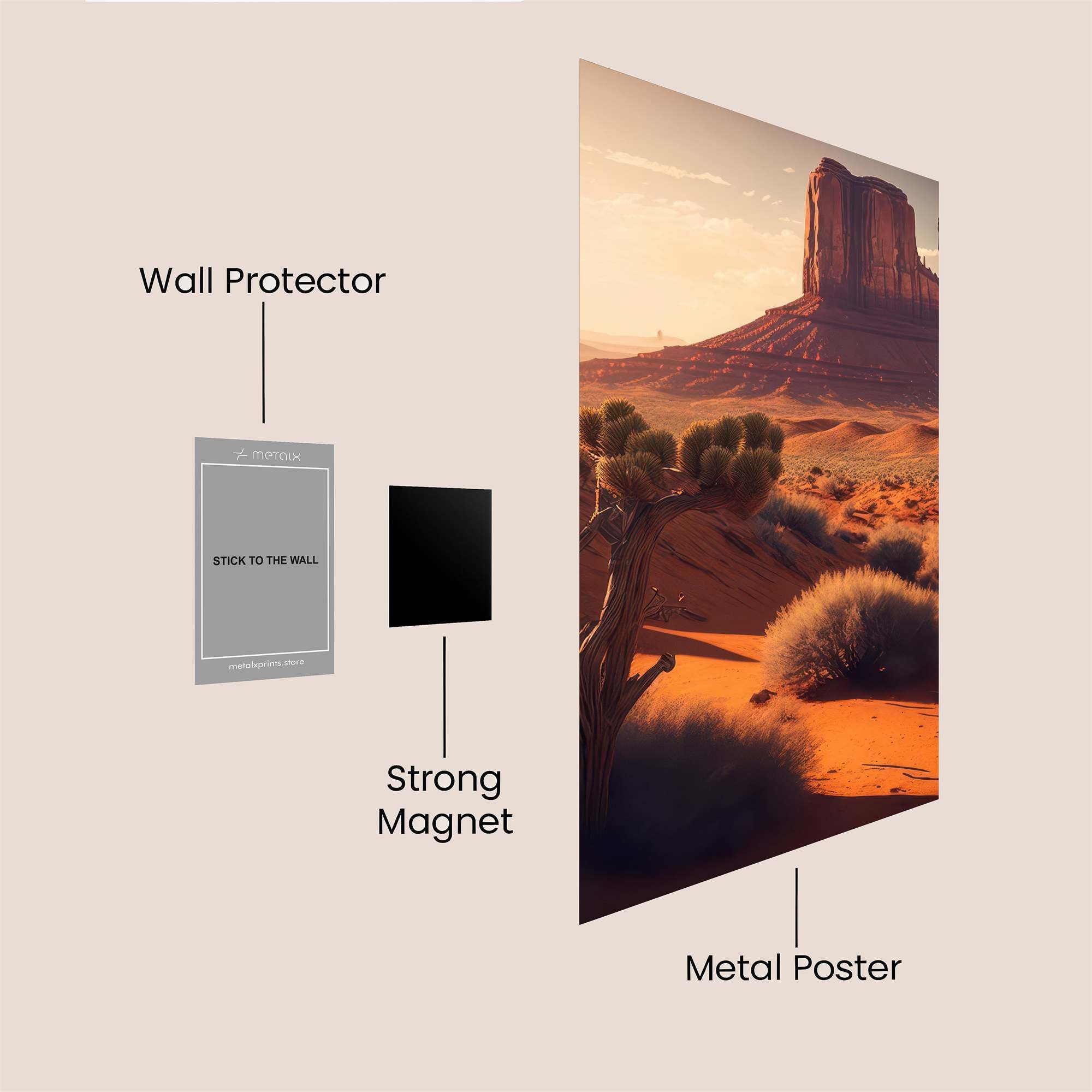 Mystical Gaze Safe Wall Magnetic / M