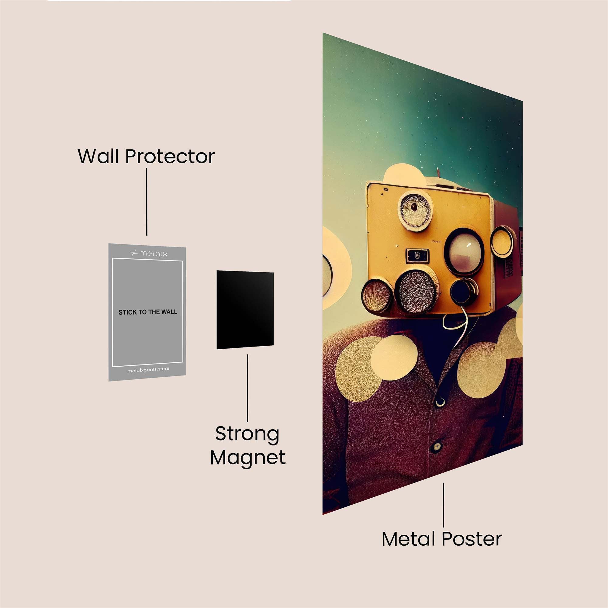 Deer Dreamer Safe Wall Magnetic / M