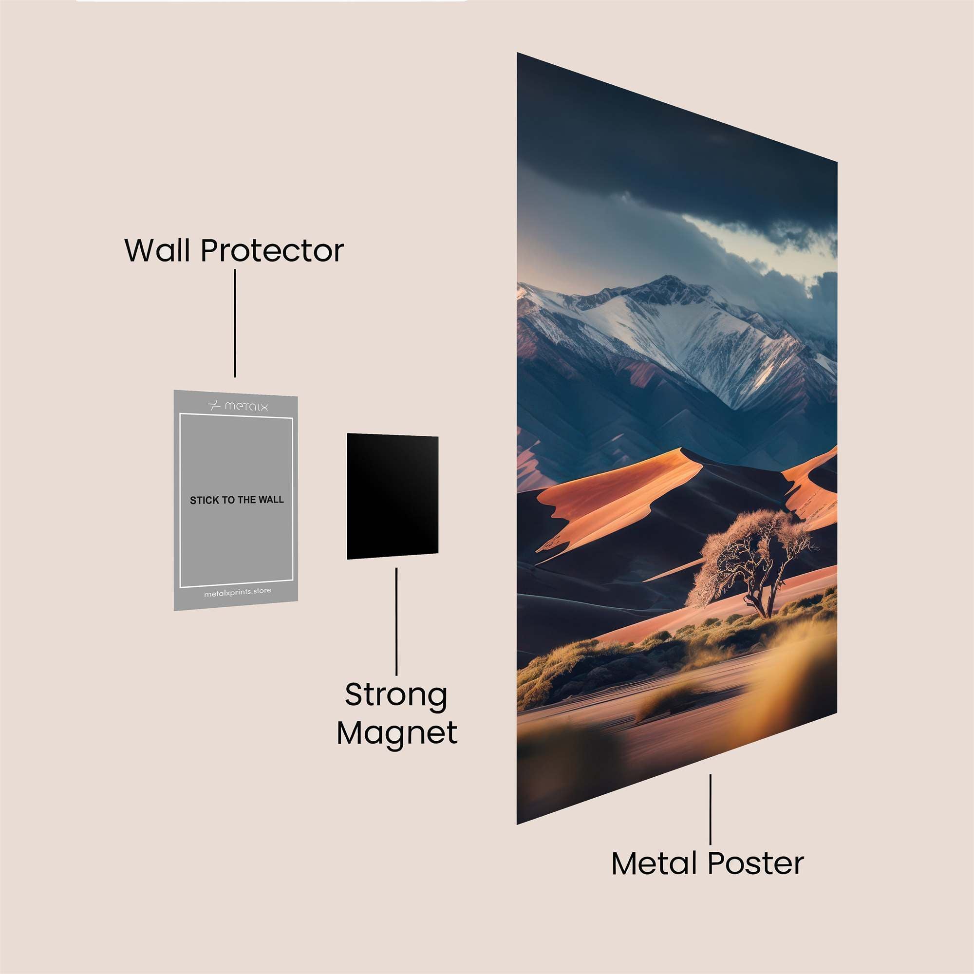 Elephant Serenity Safe Wall Magnetic / M
