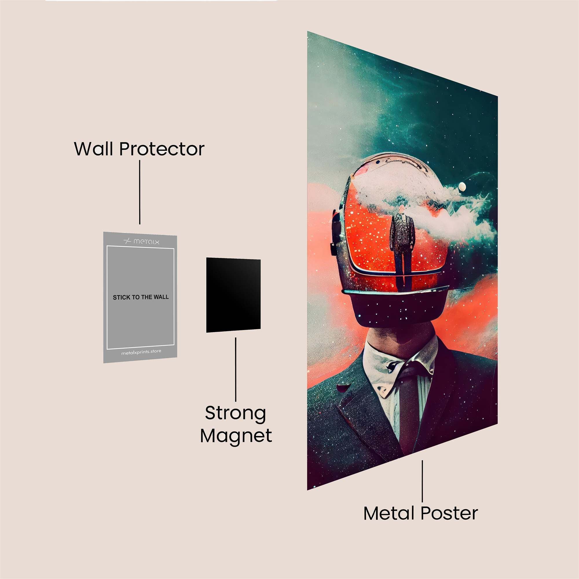 Cosmic Solitude Safe Wall Magnetic / M