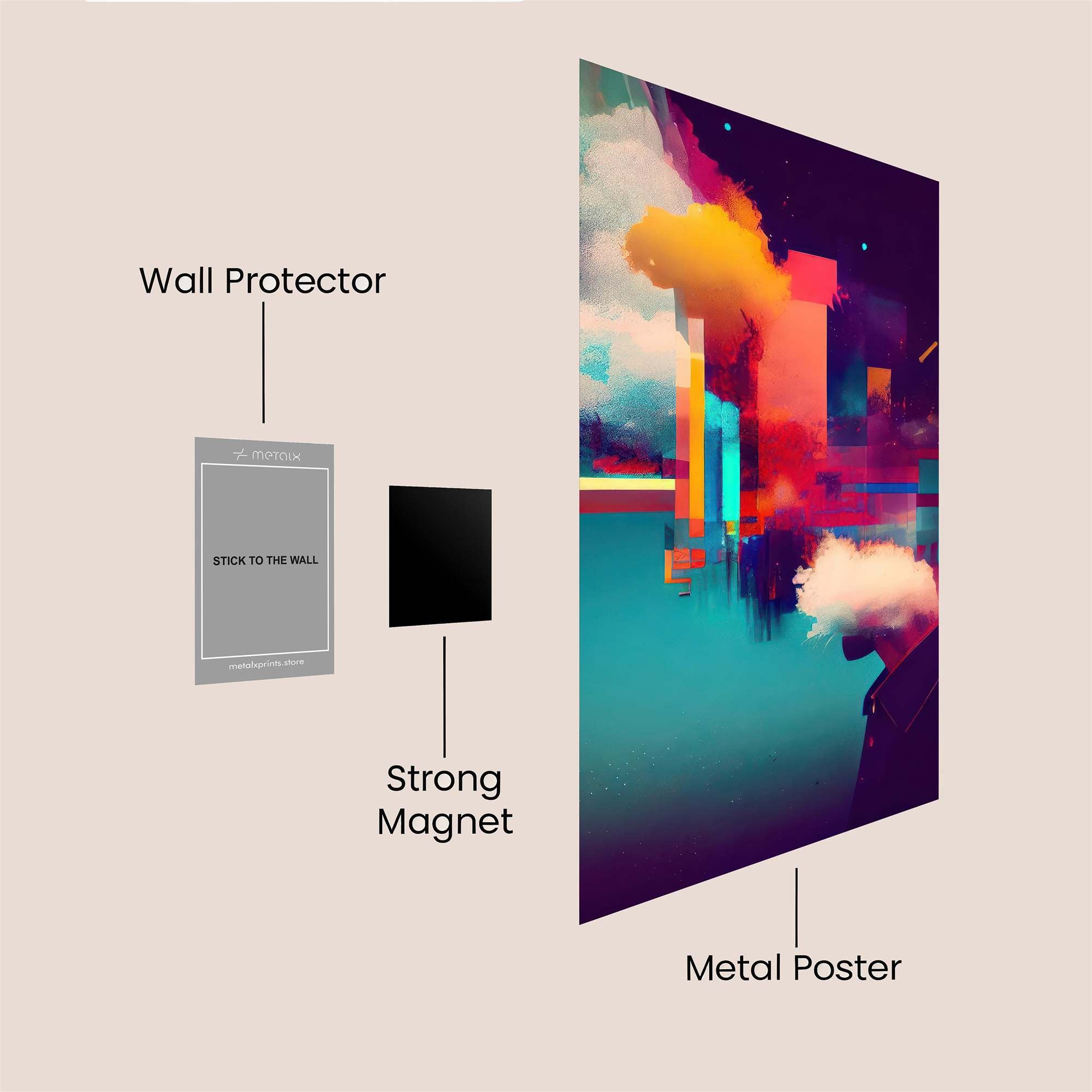 Mind Ablaze Safe Wall Magnetic / M