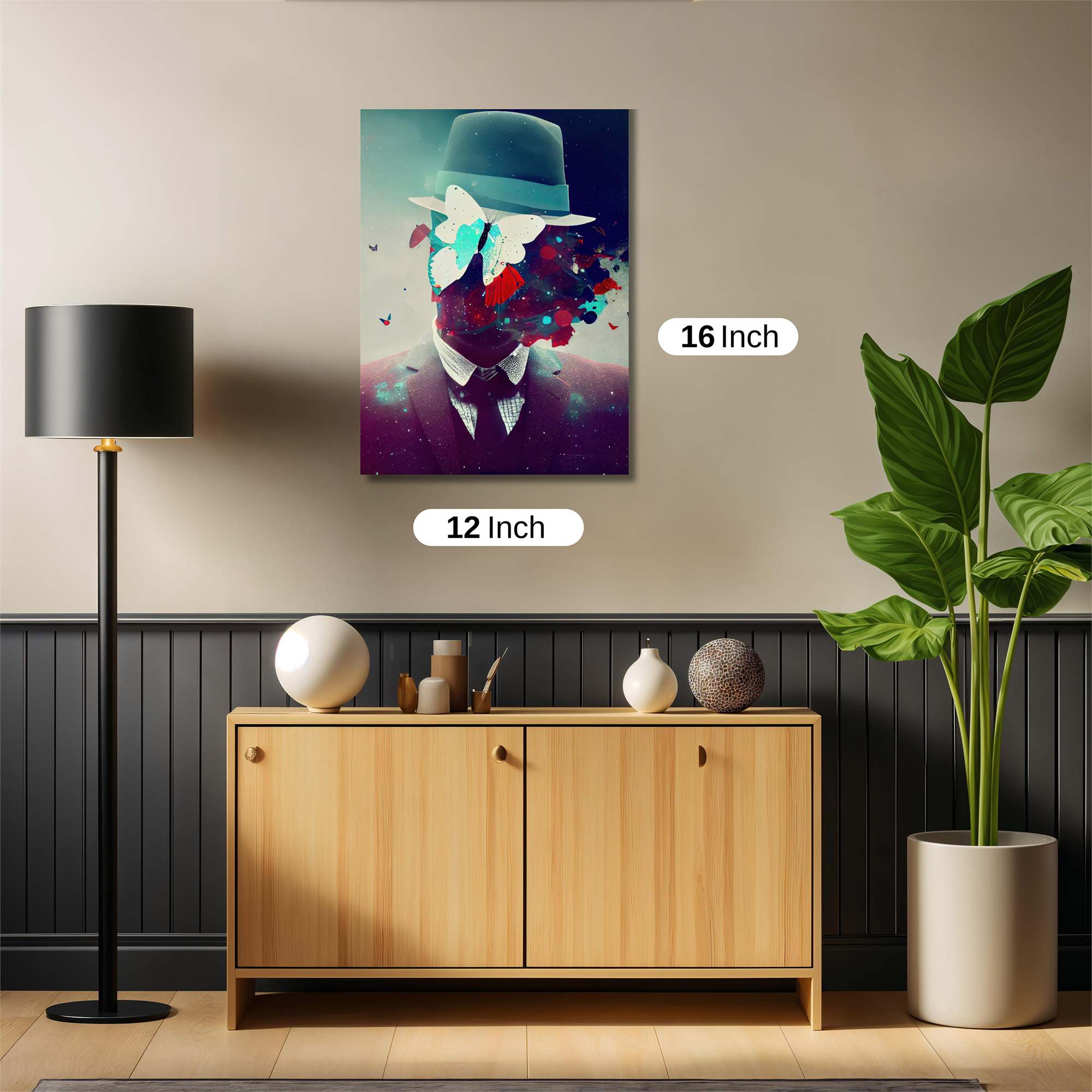 Butterfly Elegance Safe Wall Magnetic / M