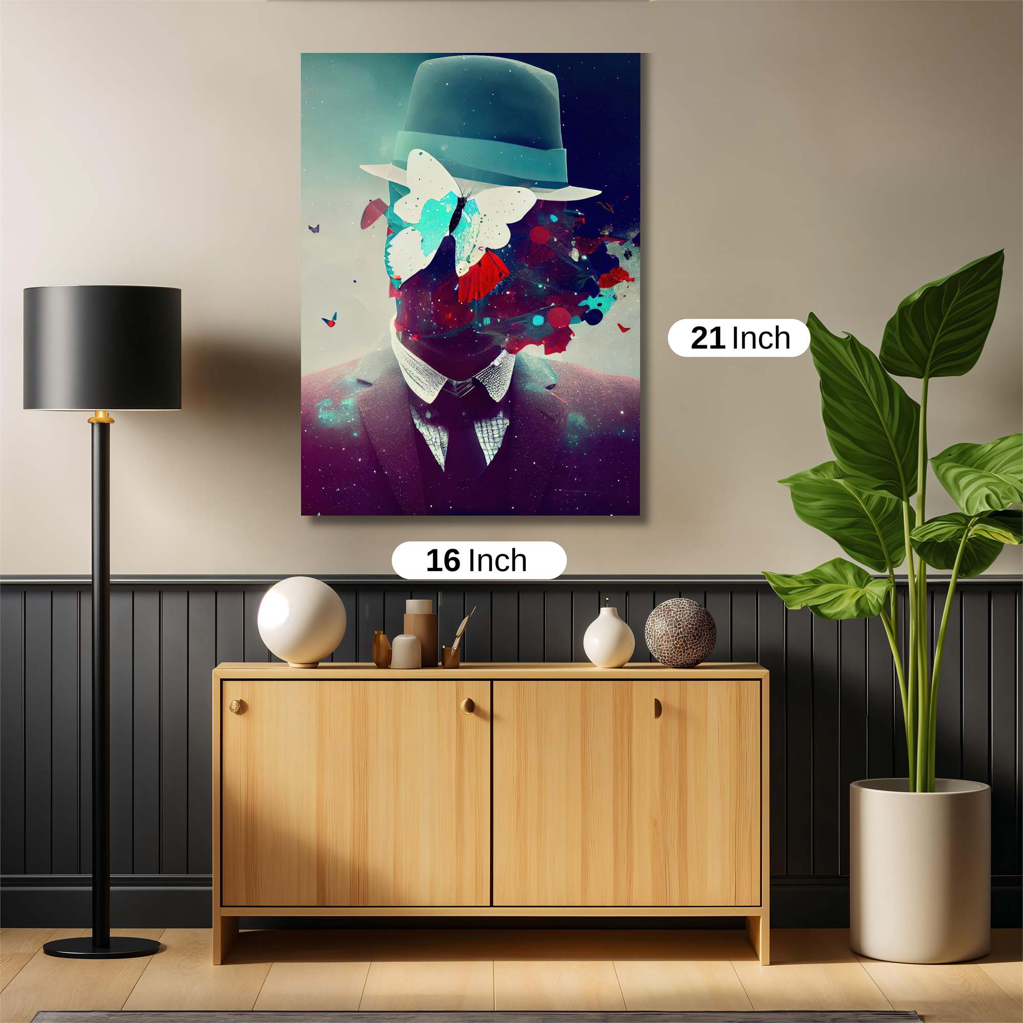 Butterfly Elegance Safe Wall Magnetic / M