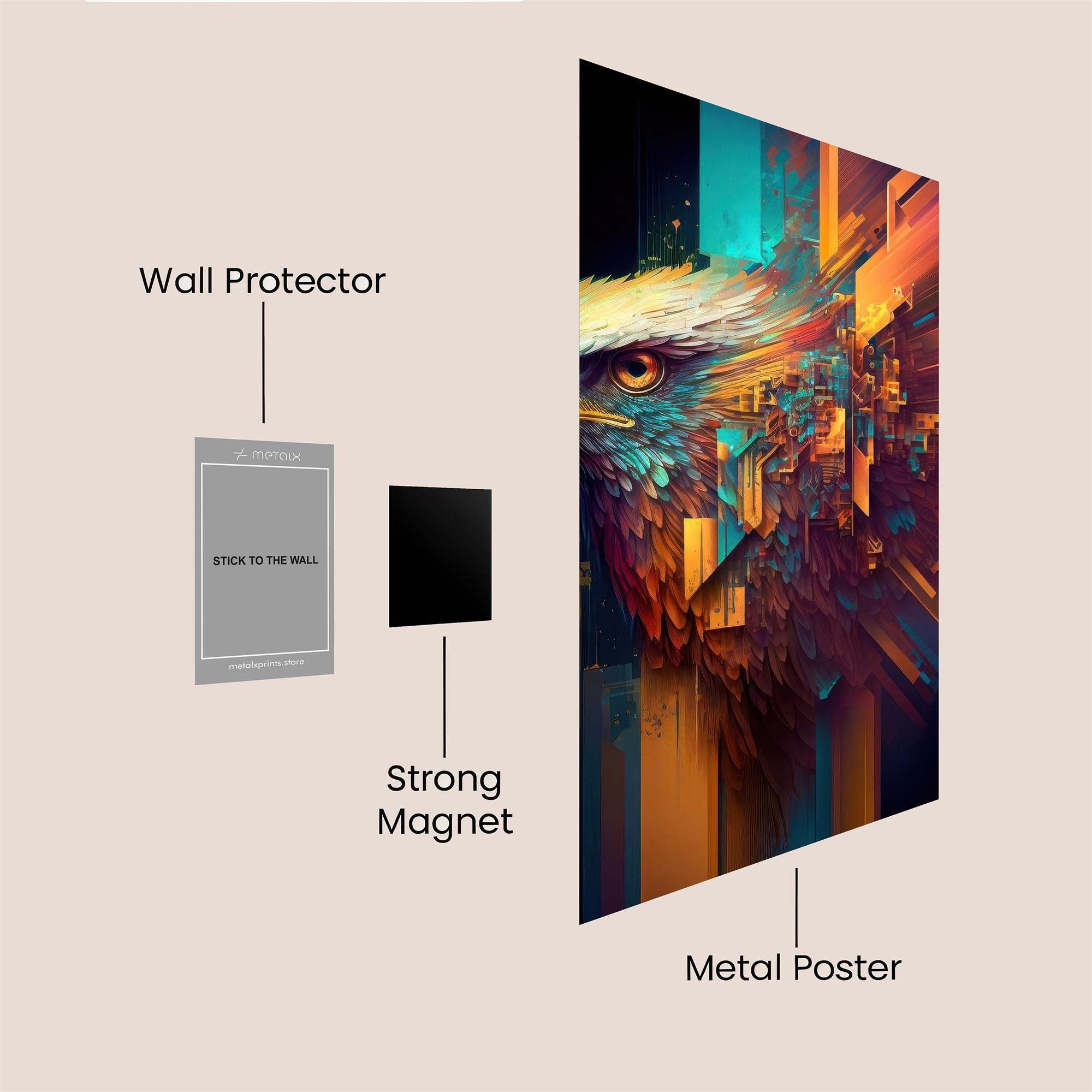 Eagle Fusion Safe Wall Magnetic / M
