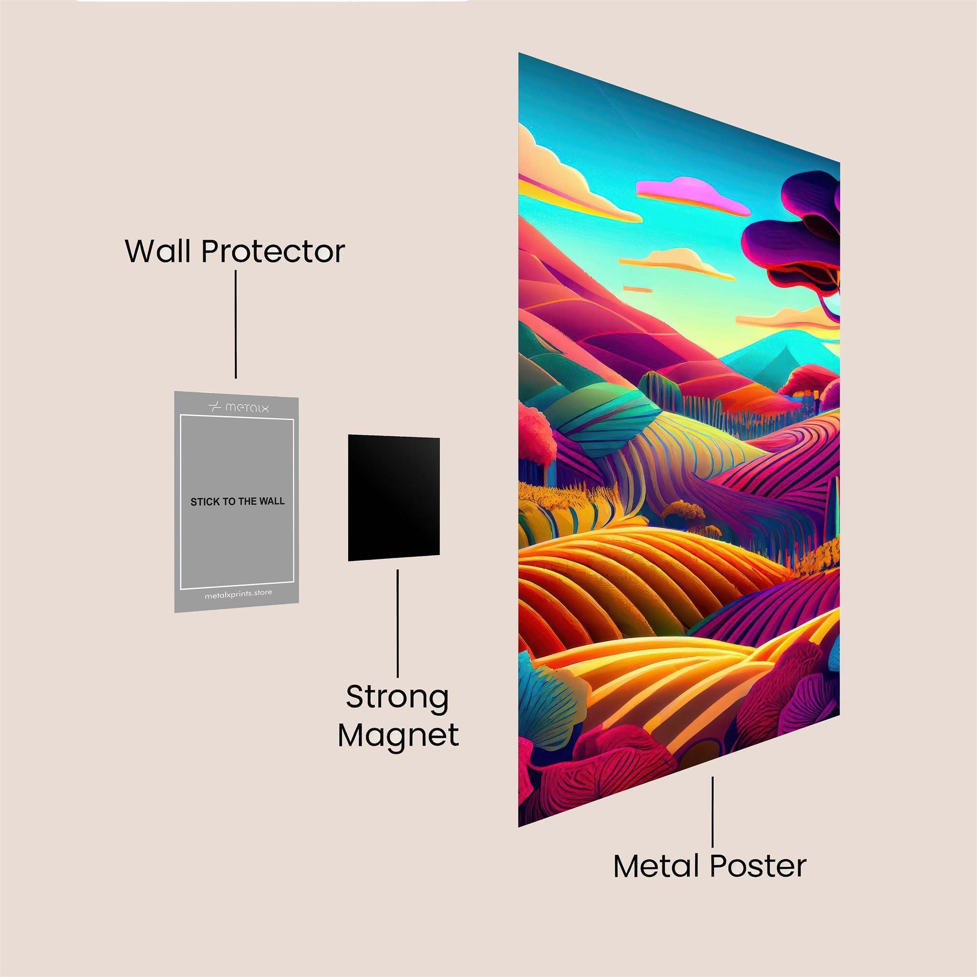 Cosmic Haven Safe Wall Magnetic / M