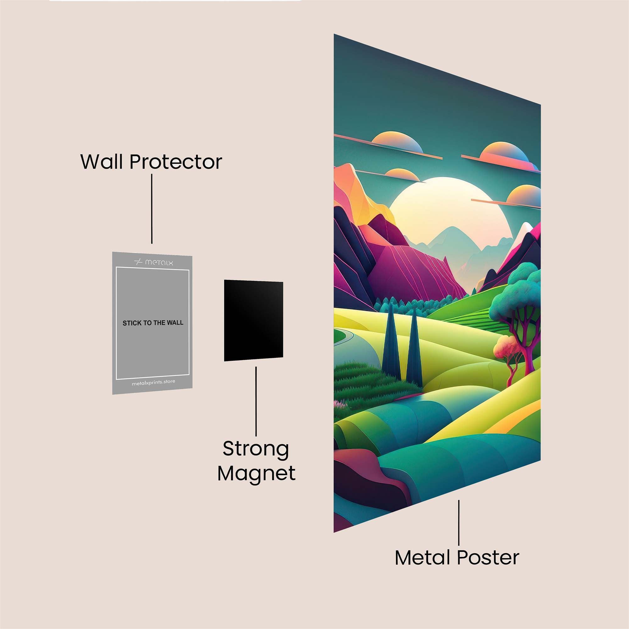 Office Ambition Safe Wall Magnetic / M