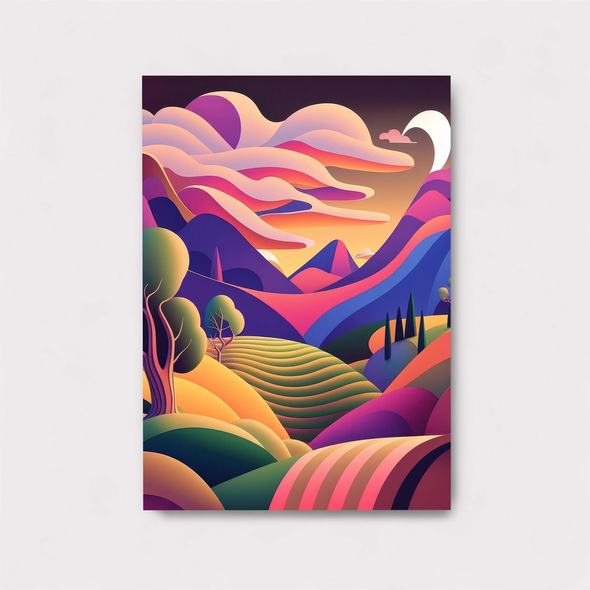 Vibrant Tranquility Safe Wall Magnetic / M