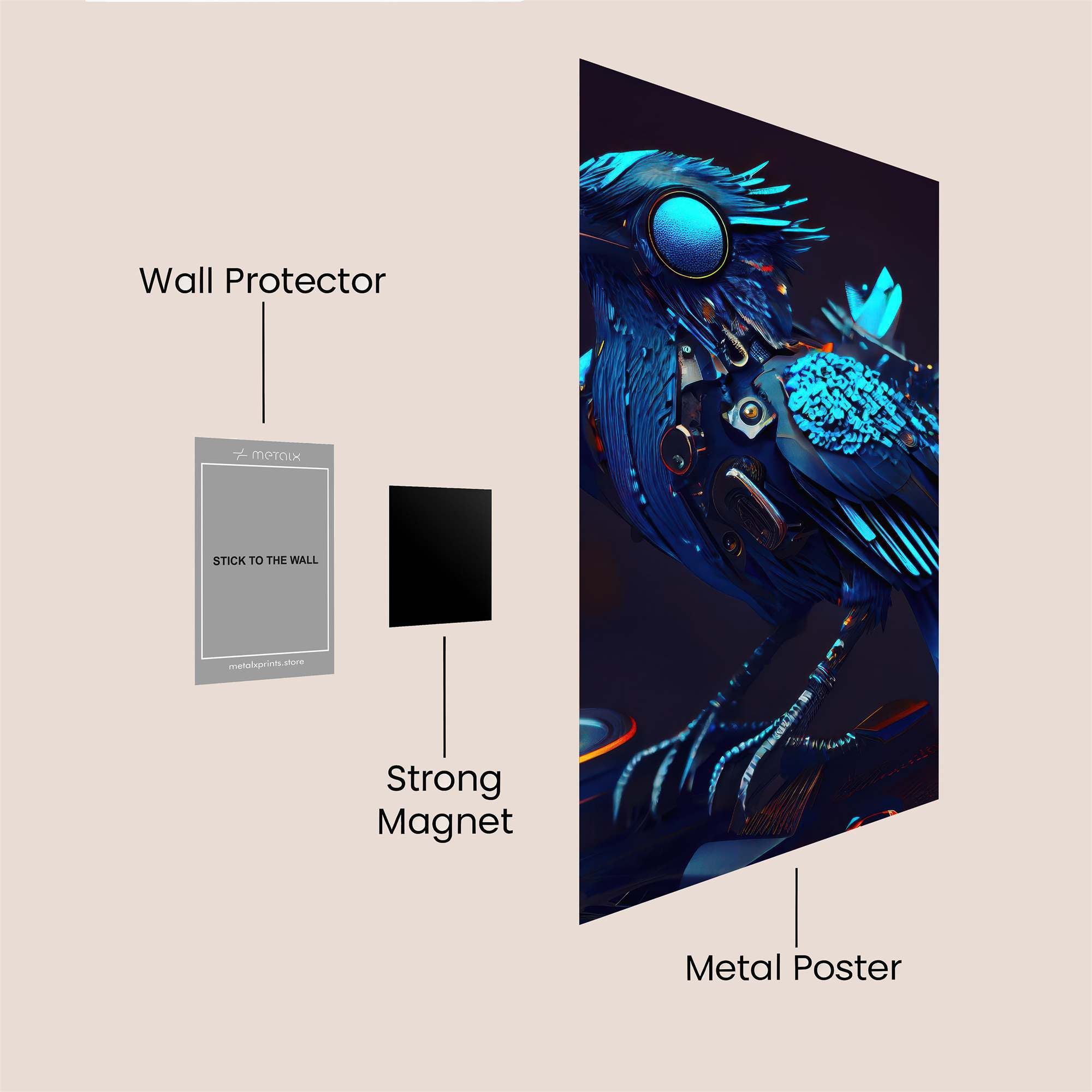 Alien Eerie Safe Wall Magnetic / M