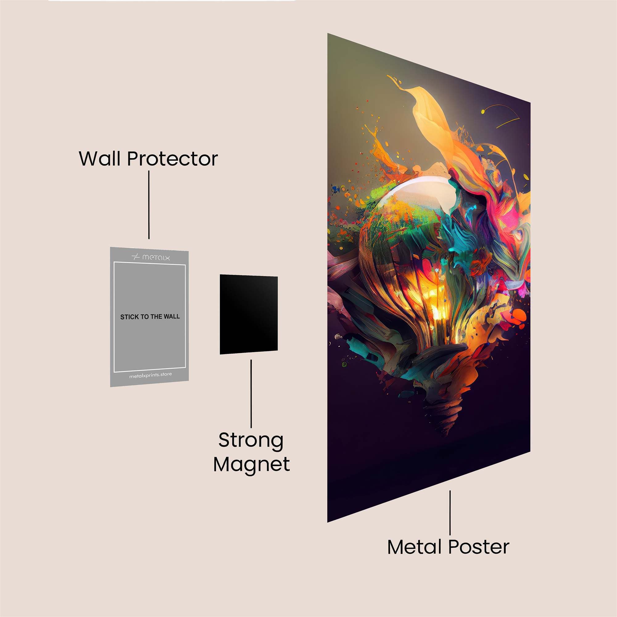 Desert Oasis Safe Wall Magnetic / M