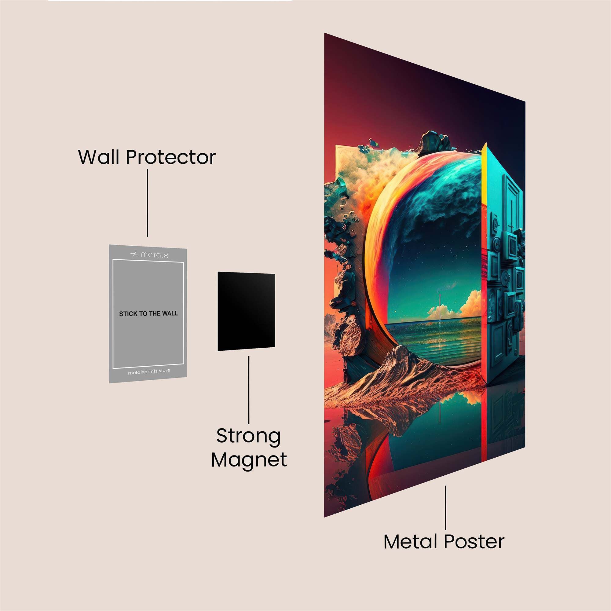 Portal Dreamscape Safe Wall Magnetic / M