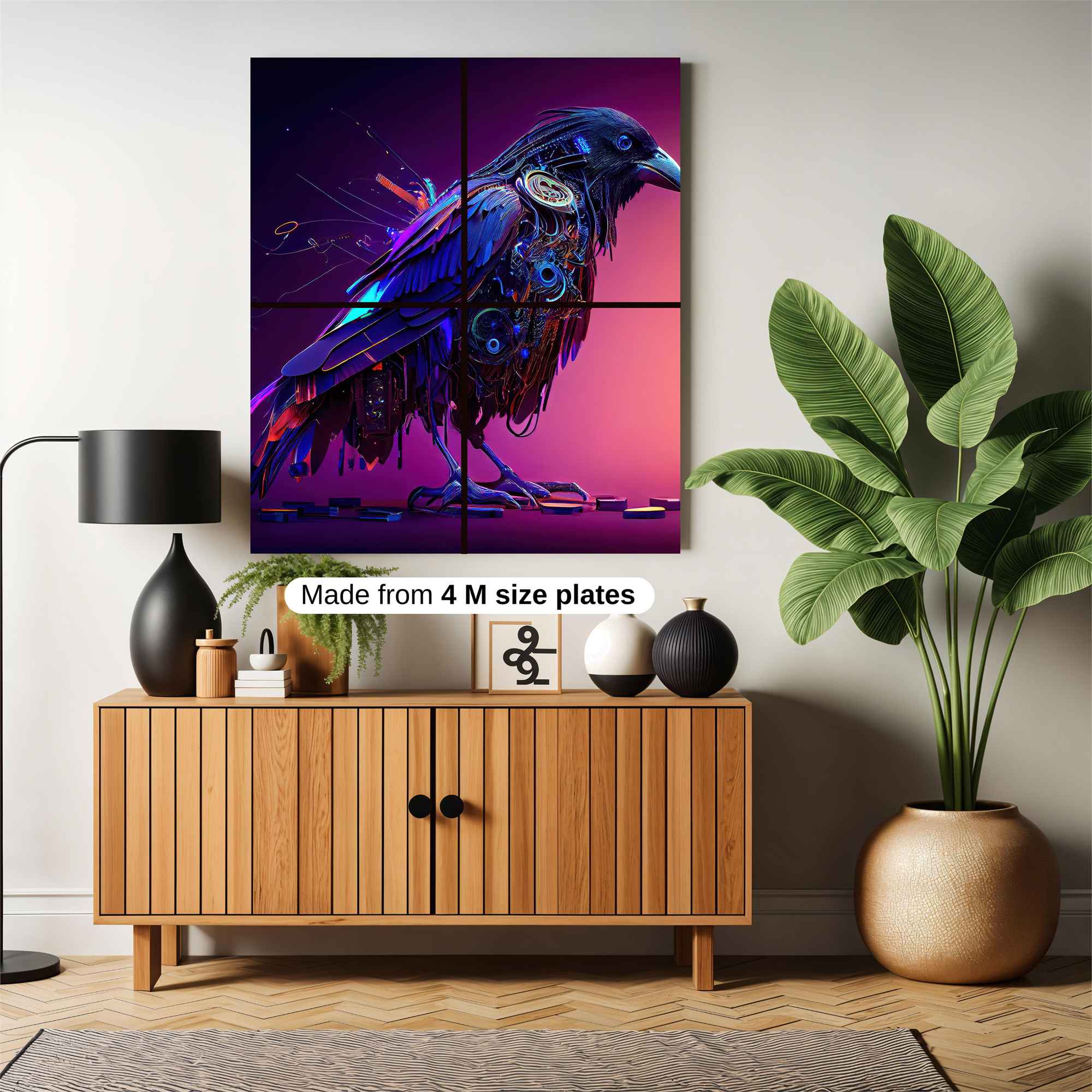 Raven Cybernetic Safe Wall Magnetic / M