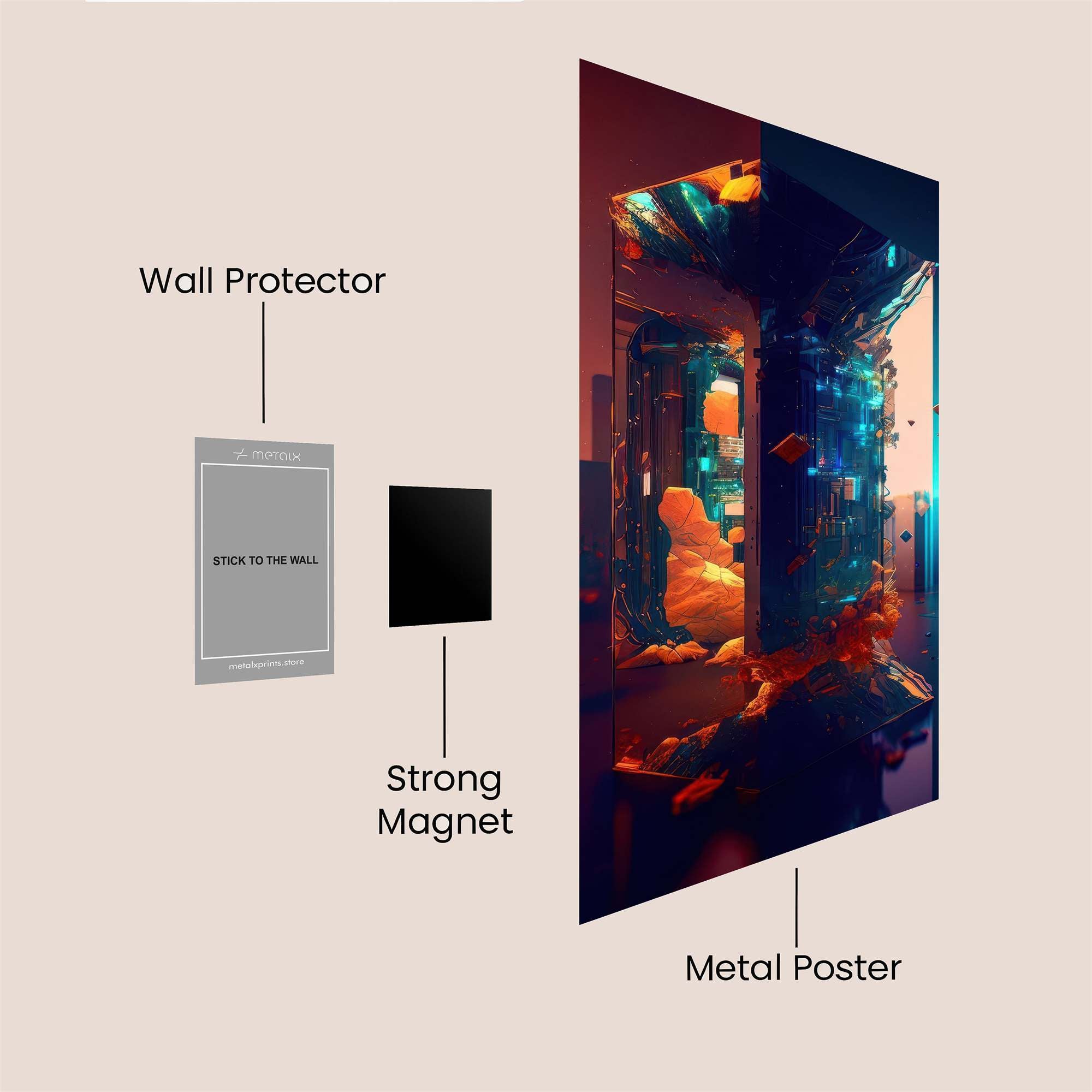 Portal Enigma Safe Wall Magnetic / M