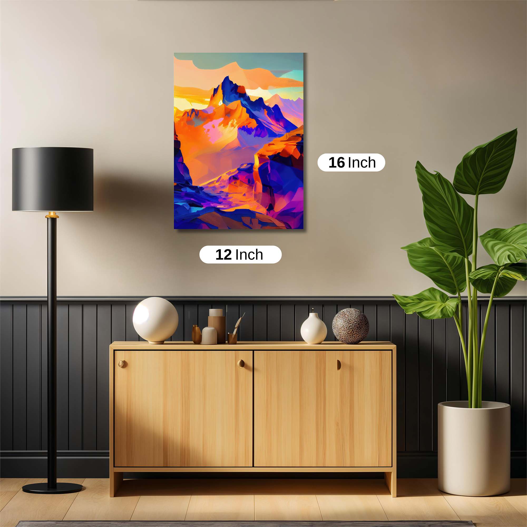 Sunset Serenity Safe Wall Magnetic / M