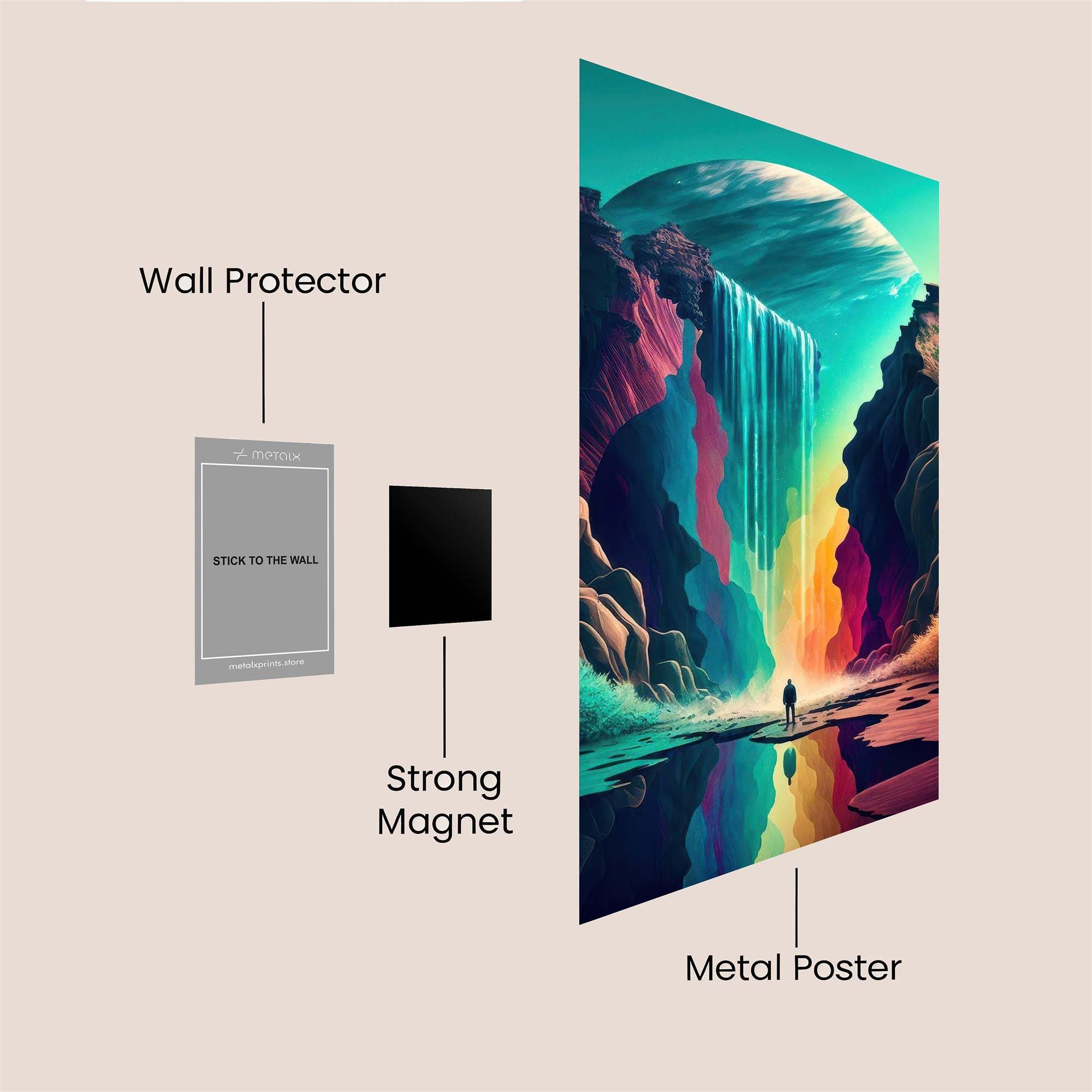 Cosmic Serenity Safe Wall Magnetic / M