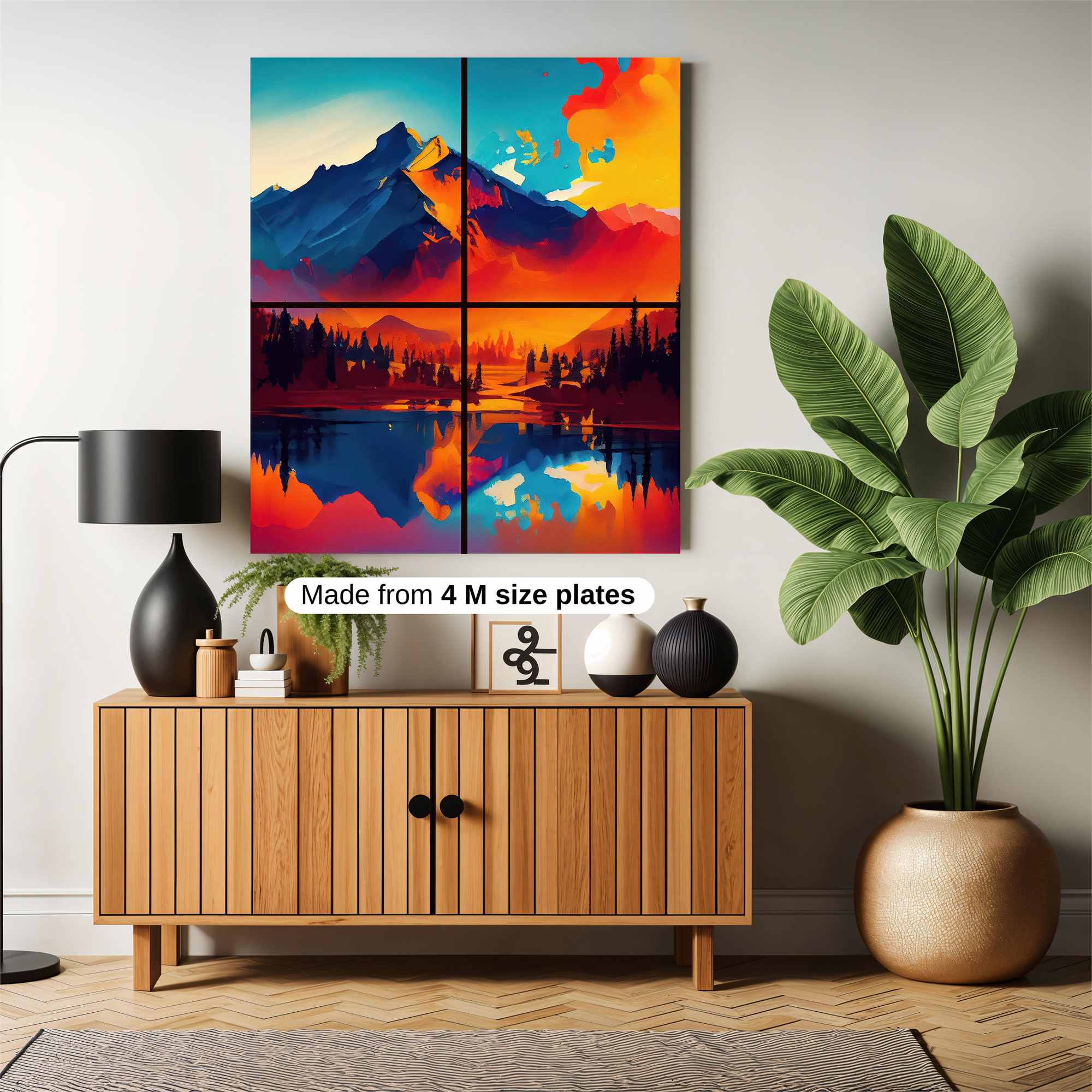 Sunset Serenity Safe Wall Magnetic / M